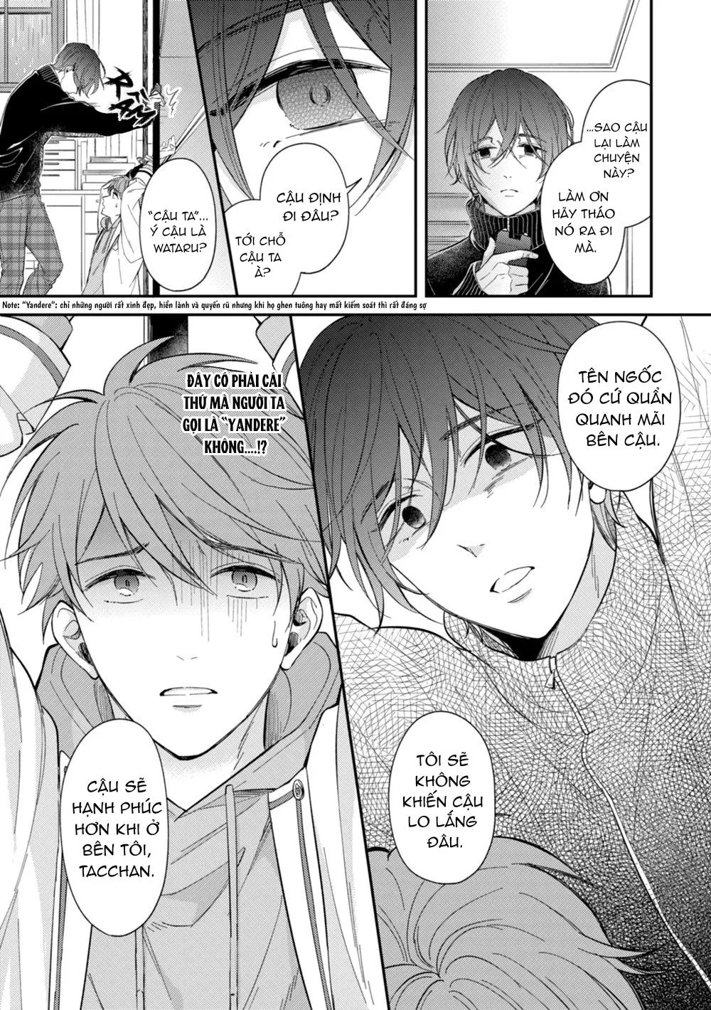 Sau khi trở thành nhân vật chính trong game BL, tôi được đối thủ si mê Chapter 3 Trang 14