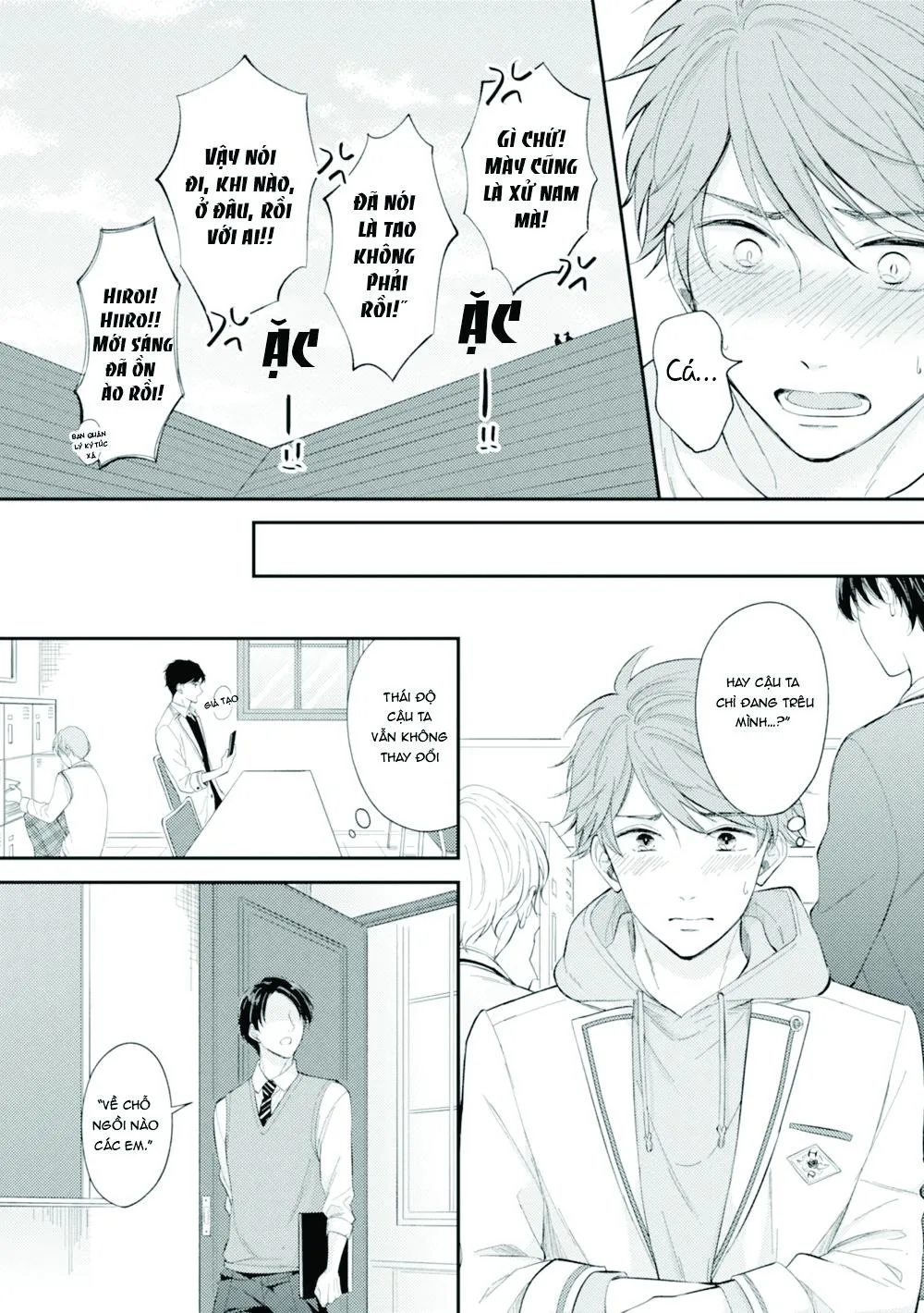 Sau khi trở thành nhân vật chính trong game BL, tôi được đối thủ si mê Chapter 4 Trang 5