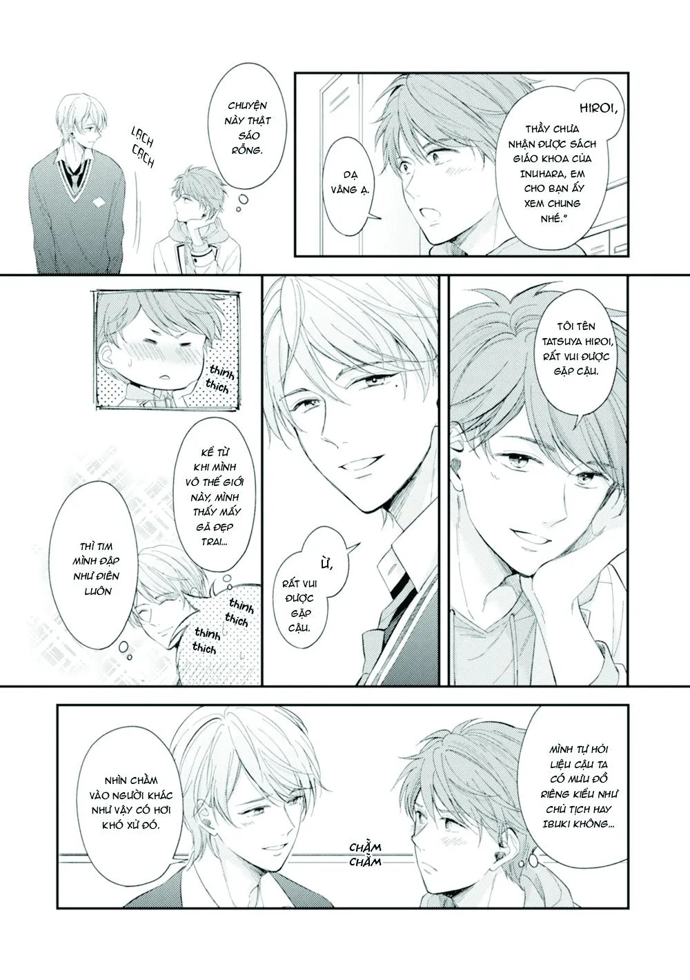 Sau khi trở thành nhân vật chính trong game BL, tôi được đối thủ si mê Chapter 4 Trang 7