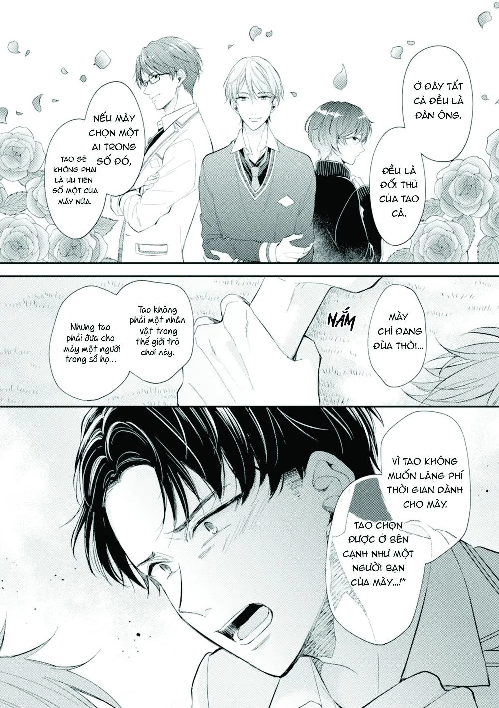 Sau khi trở thành nhân vật chính trong game BL, tôi được đối thủ si mê Chapter 4 Trang 12
