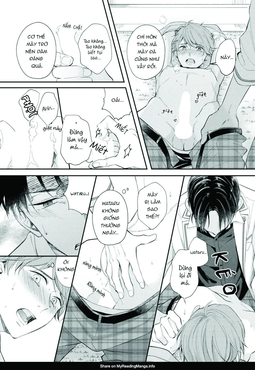 Sau khi trở thành nhân vật chính trong game BL, tôi được đối thủ si mê Chapter 4 Trang 14