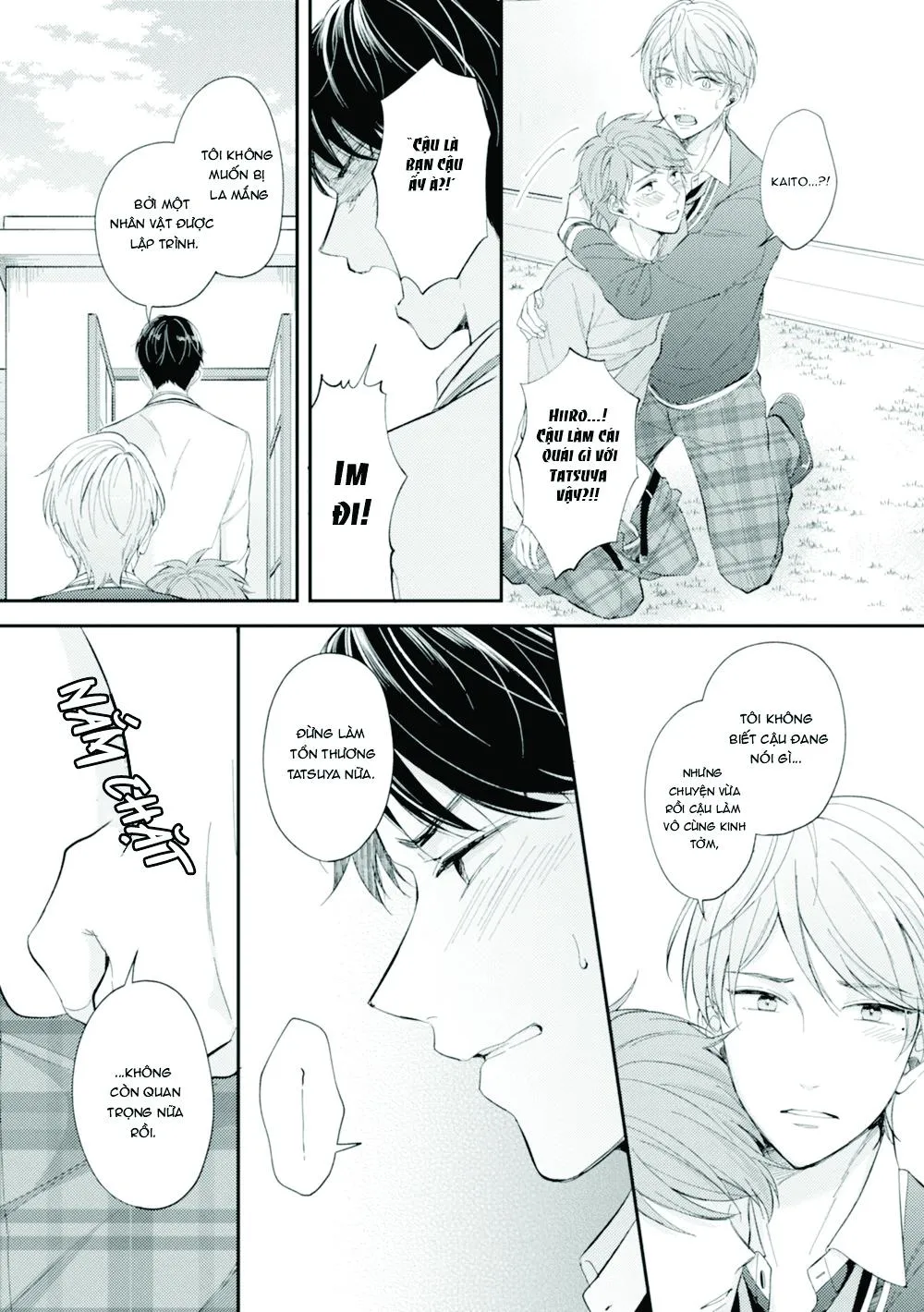 Sau khi trở thành nhân vật chính trong game BL, tôi được đối thủ si mê Chapter 4 Trang 16