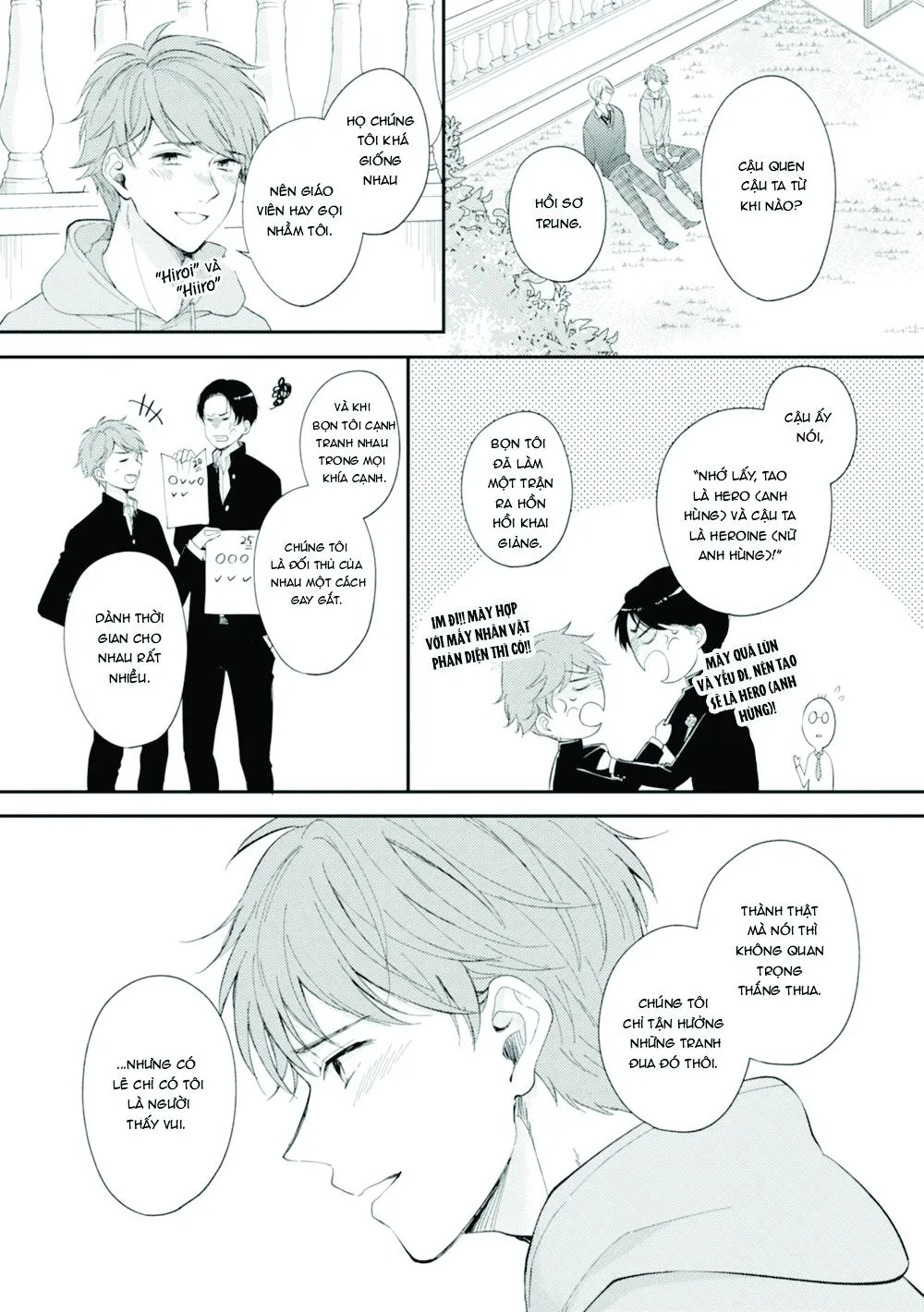 Sau khi trở thành nhân vật chính trong game BL, tôi được đối thủ si mê Chapter 4 Trang 19