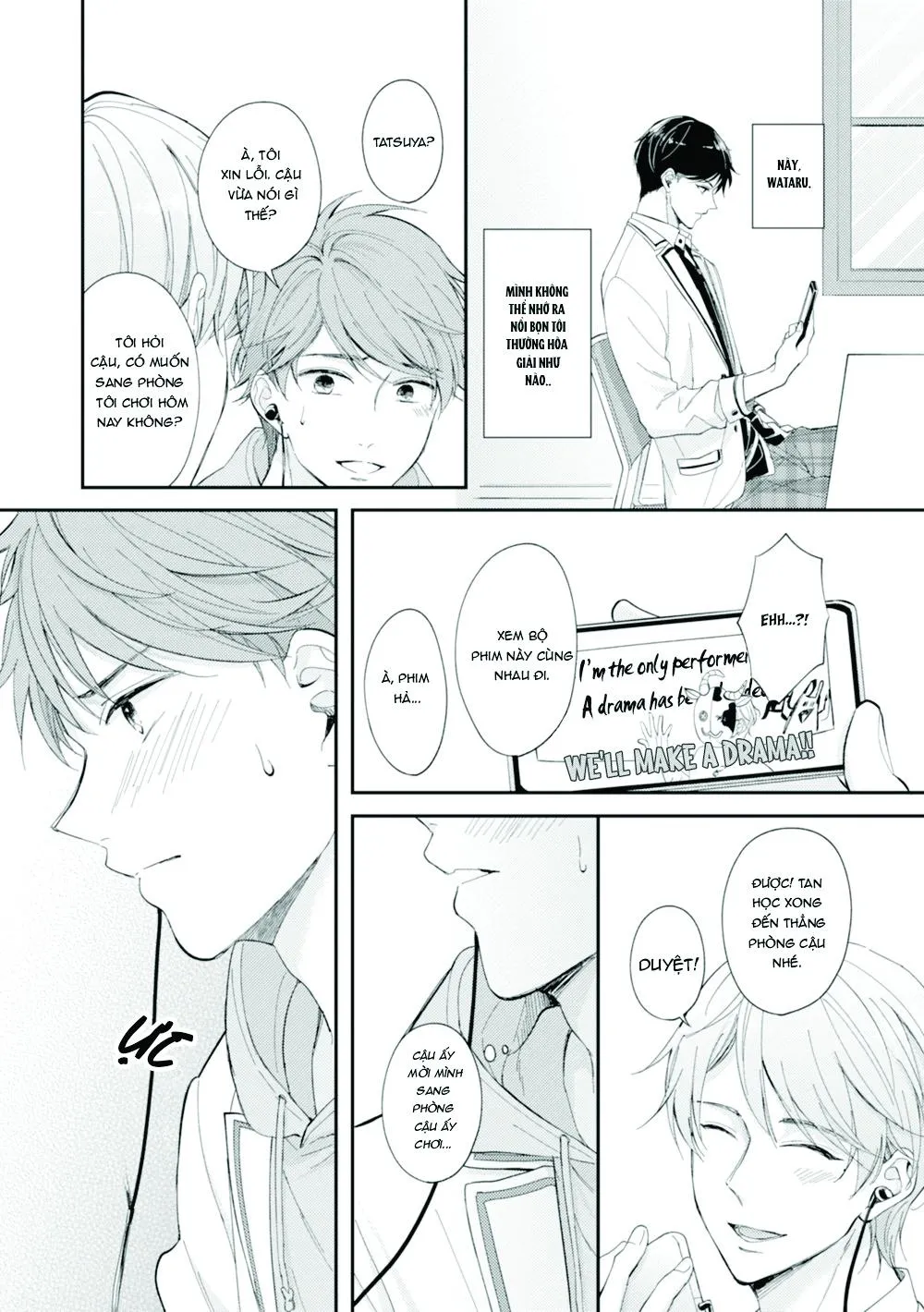 Sau khi trở thành nhân vật chính trong game BL, tôi được đối thủ si mê Chapter 4 Trang 22