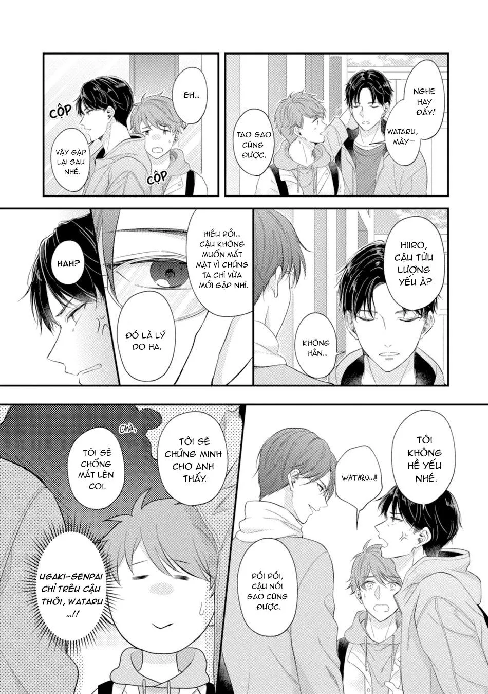 Sau khi trở thành nhân vật chính trong game BL, tôi được đối thủ si mê Chapter 6 Trang 13