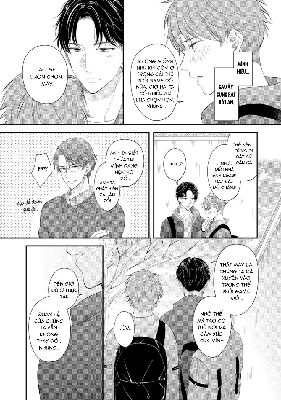 Sau khi trở thành nhân vật chính trong game BL, tôi được đối thủ si mê Chapter 7 Trang 15