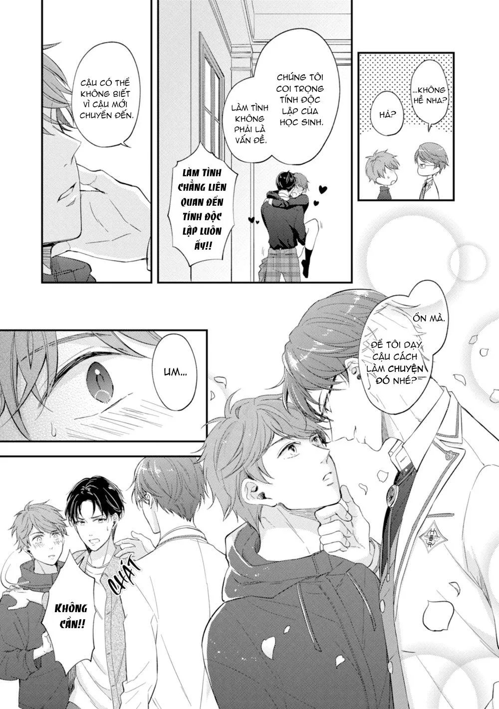 Sau khi trở thành nhân vật chính trong game BL, tôi được đối thủ si mê Chapter 1 Trang 21