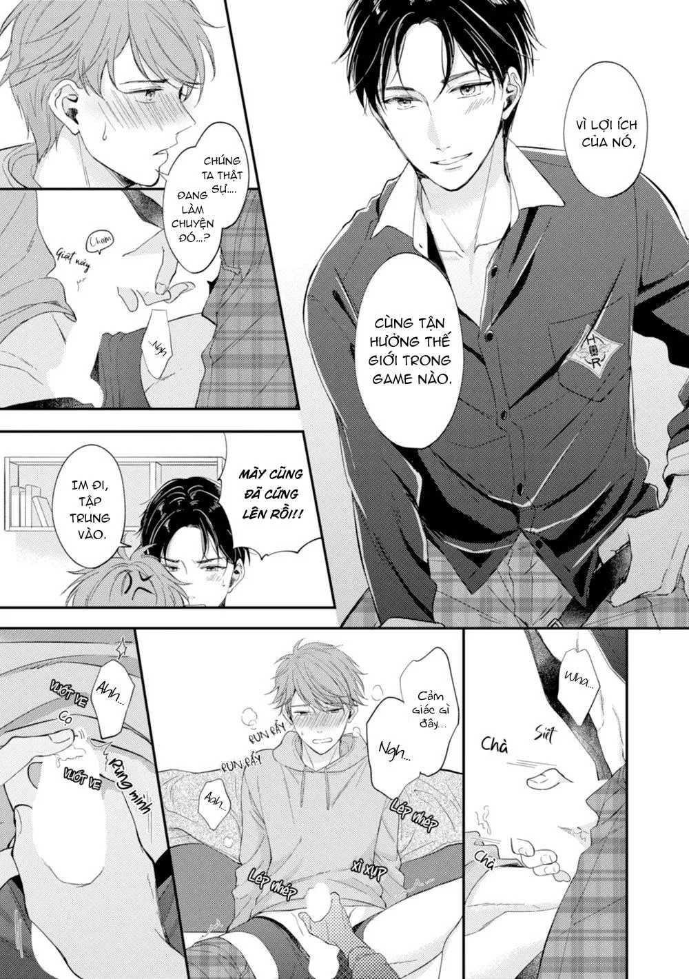 Sau khi trở thành nhân vật chính trong game BL, tôi được đối thủ si mê Chapter 1 Trang 27