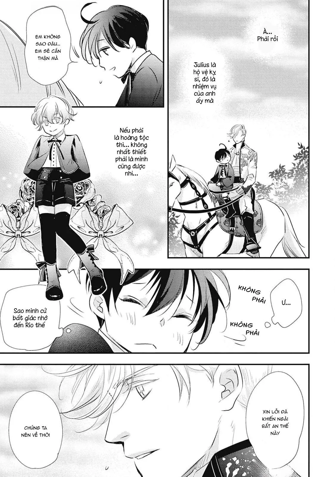 Chuyển Sinh Tới Dị Giới! Ác Vương Tử Được Kỵ Sĩ Hộ Vệ Cưng Chiều Hết Mực!! Chapter 3 Trang 35