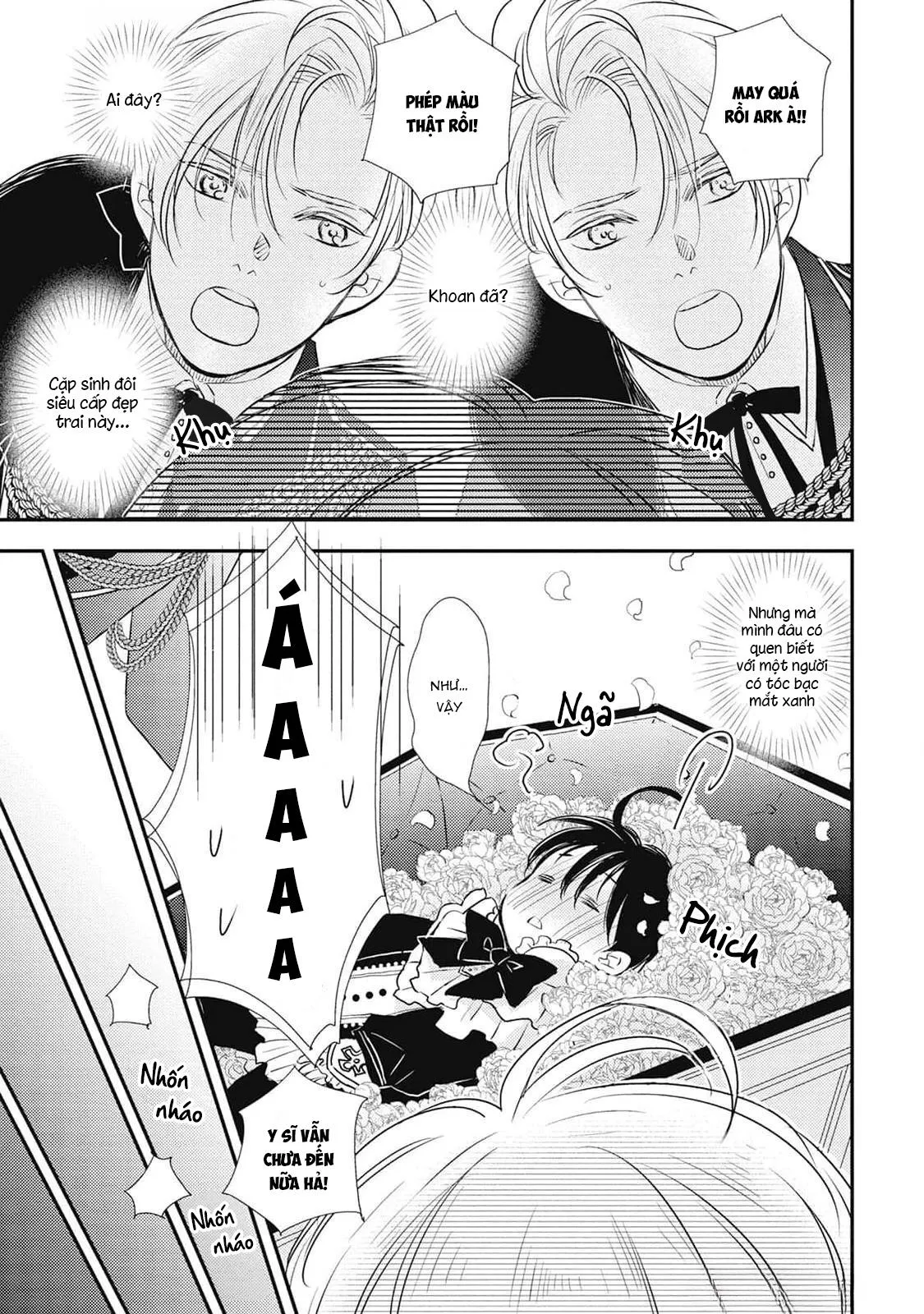 Chuyển Sinh Tới Dị Giới! Ác Vương Tử Được Kỵ Sĩ Hộ Vệ Cưng Chiều Hết Mực!! Chapter 1 Trang 10