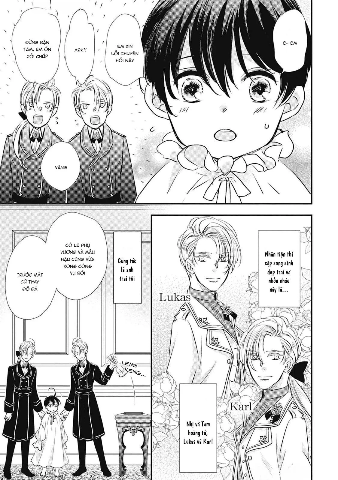 Chuyển Sinh Tới Dị Giới! Ác Vương Tử Được Kỵ Sĩ Hộ Vệ Cưng Chiều Hết Mực!! Chapter 1 Trang 22