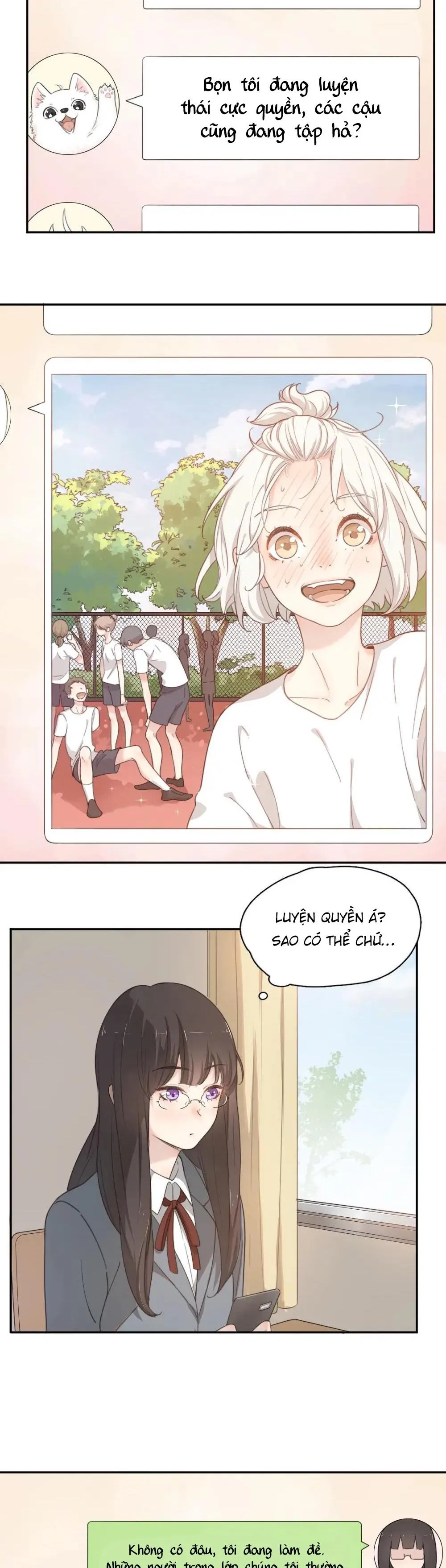 Hôm nay cô ấy cũng rất dễ thương Chapter 11 Trang 3