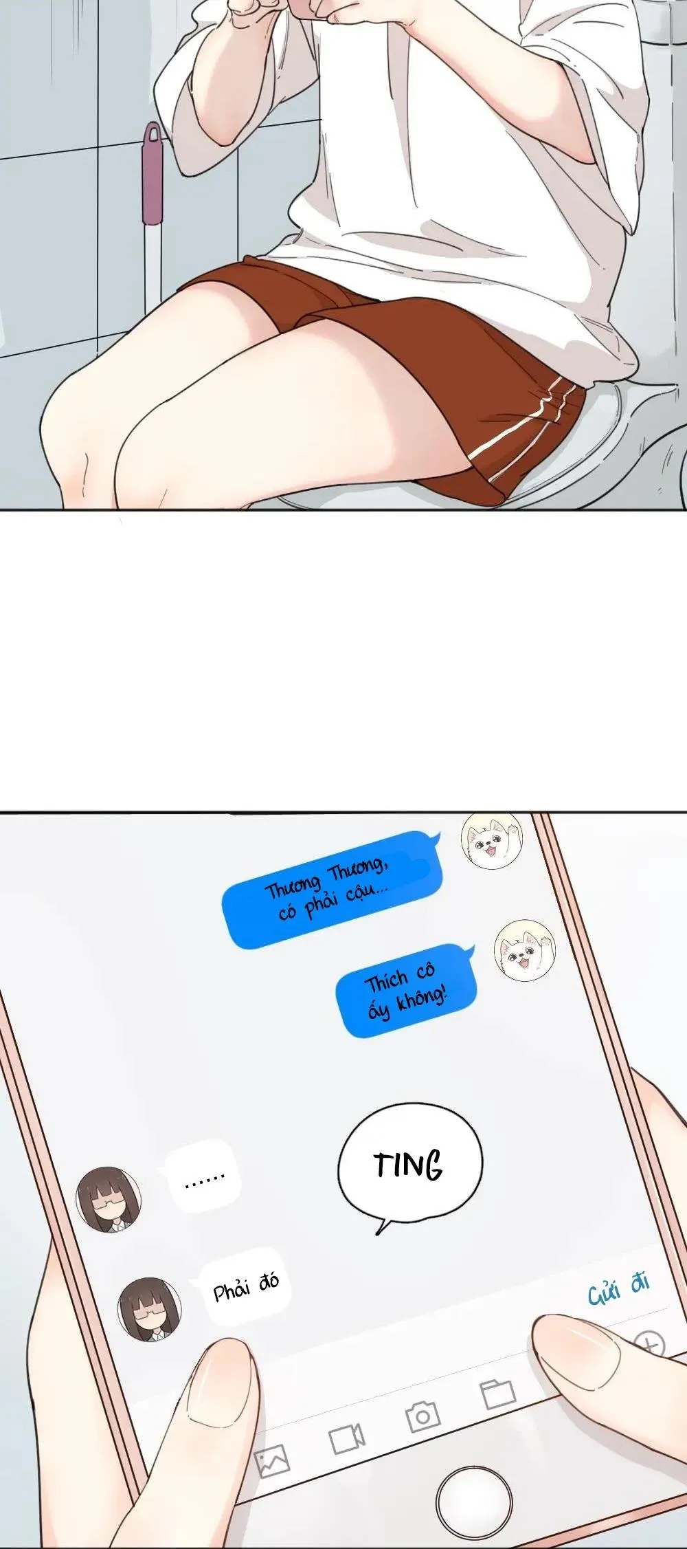 Hôm nay cô ấy cũng rất dễ thương Chapter 17 Trang 28
