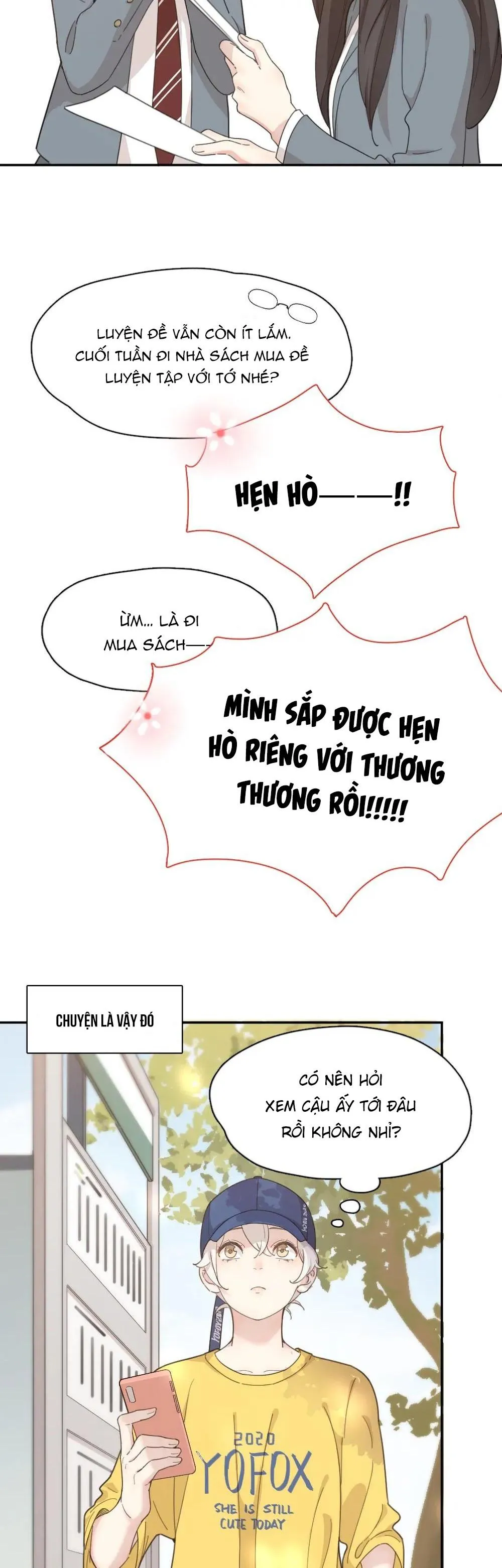 Hôm nay cô ấy cũng rất dễ thương Chapter 24 Trang 4