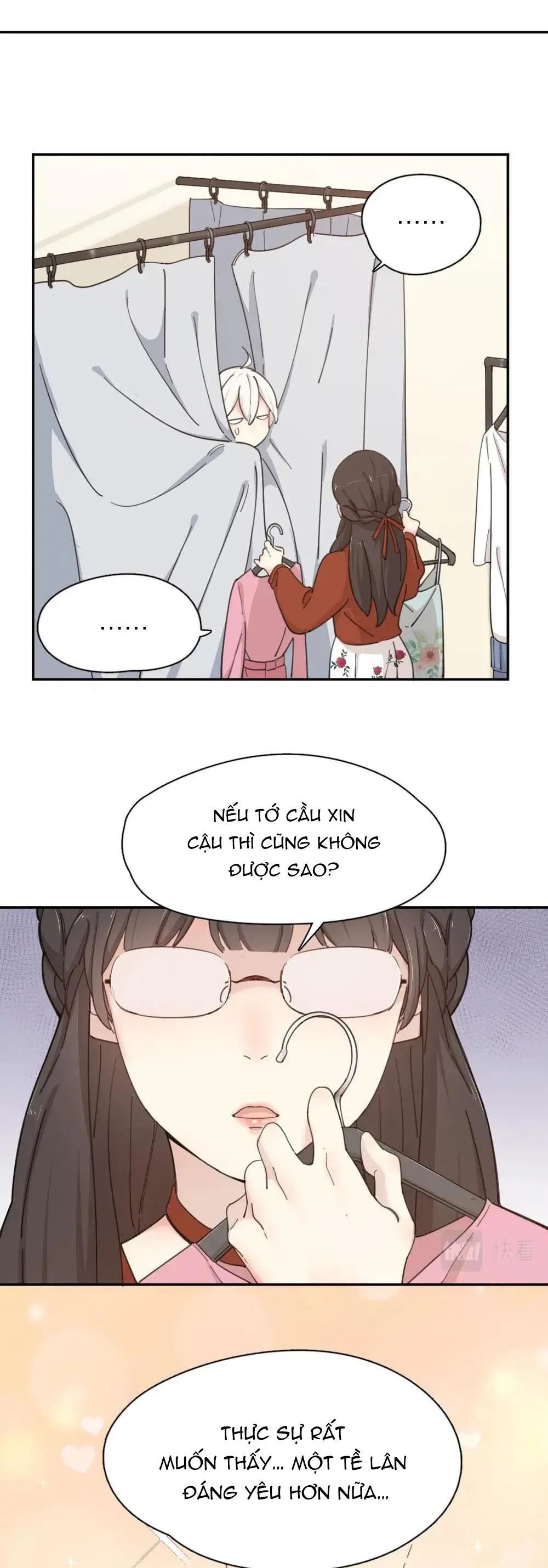 Hôm nay cô ấy cũng rất dễ thương Chapter 24 Trang 23