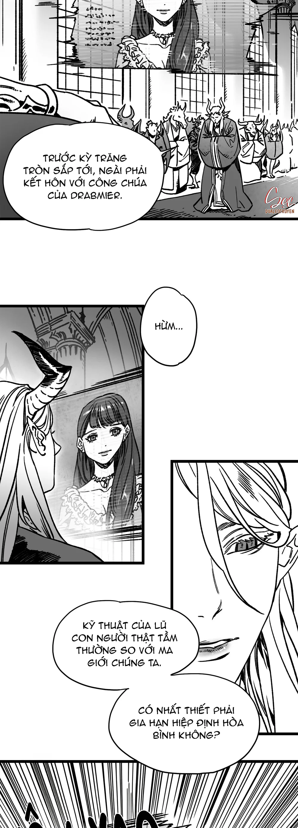 CÔ DÂU CỦA MA VƯƠNG HƠI TO LƠN Chapter 1 Trang 4