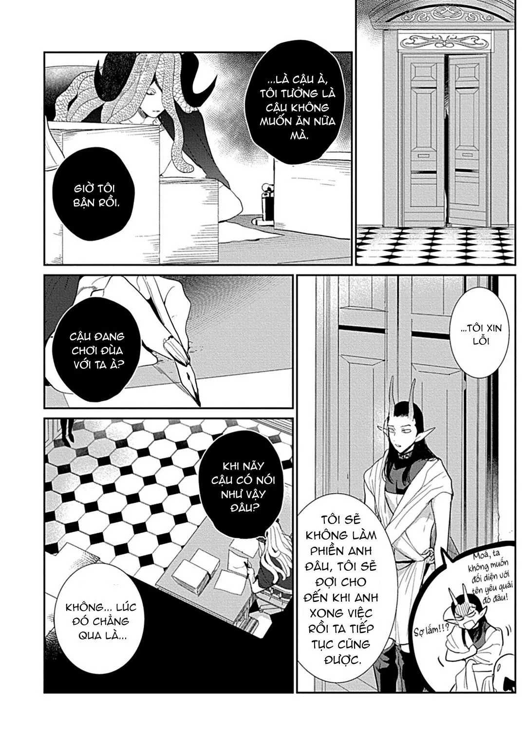 Có lẽ tôi sẽ chết đói nếu không được hắn ôm ấp~ Kế hoạch trao lại vương quyền của một Incubus~ Chapter 2 Trang 10