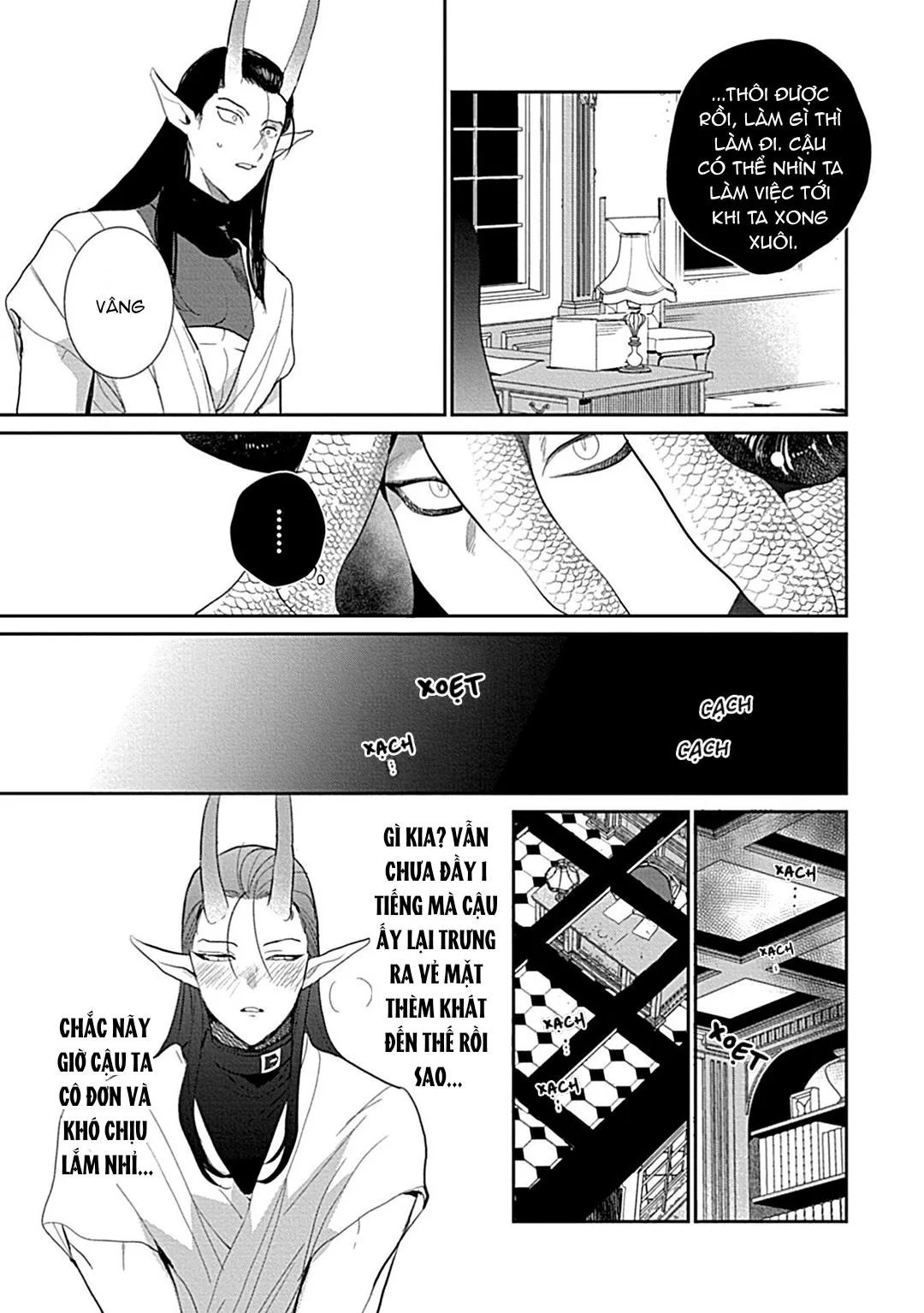 Có lẽ tôi sẽ chết đói nếu không được hắn ôm ấp~ Kế hoạch trao lại vương quyền của một Incubus~ Chapter 2 Trang 11