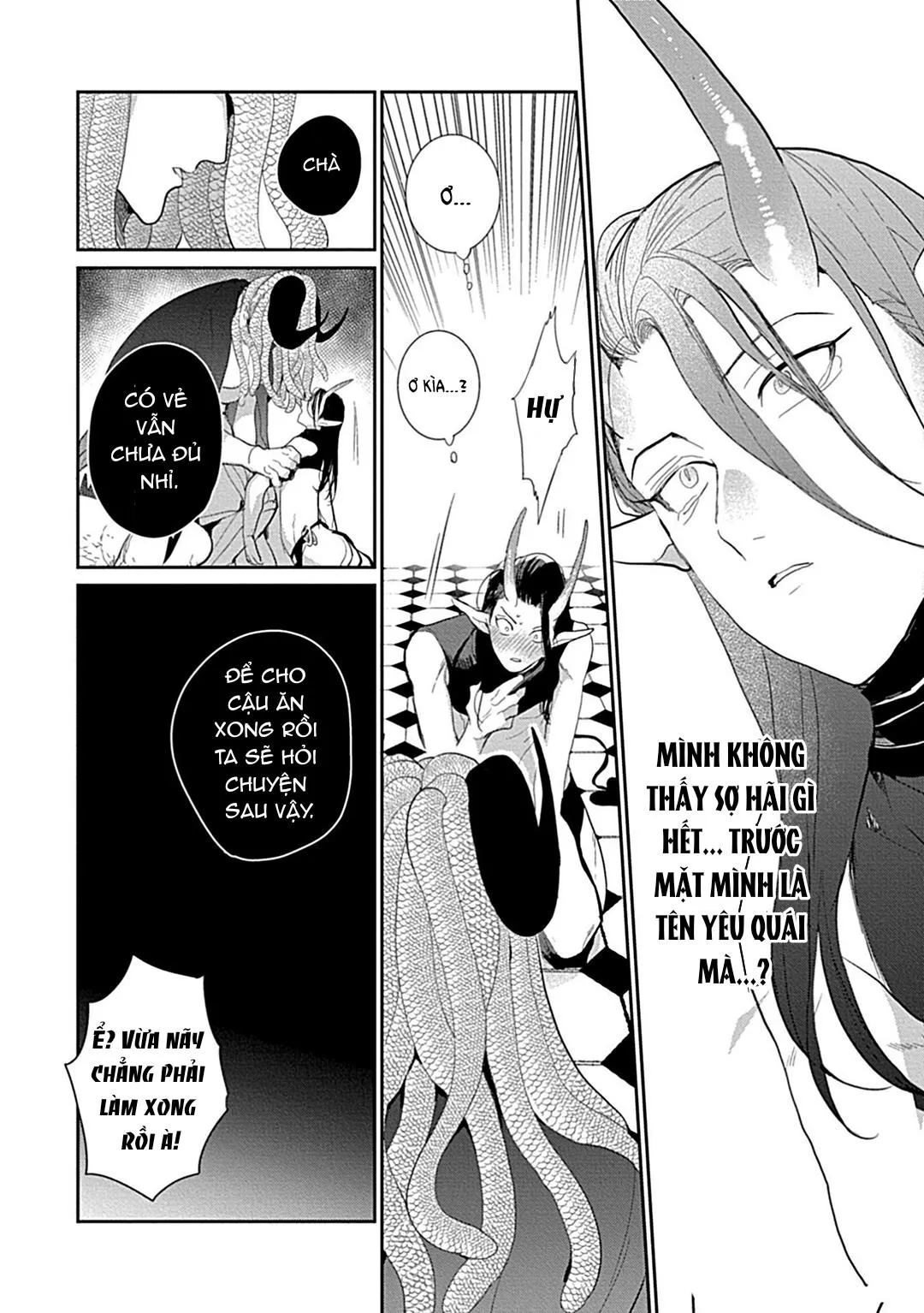 Có lẽ tôi sẽ chết đói nếu không được hắn ôm ấp~ Kế hoạch trao lại vương quyền của một Incubus~ Chapter 2 Trang 26