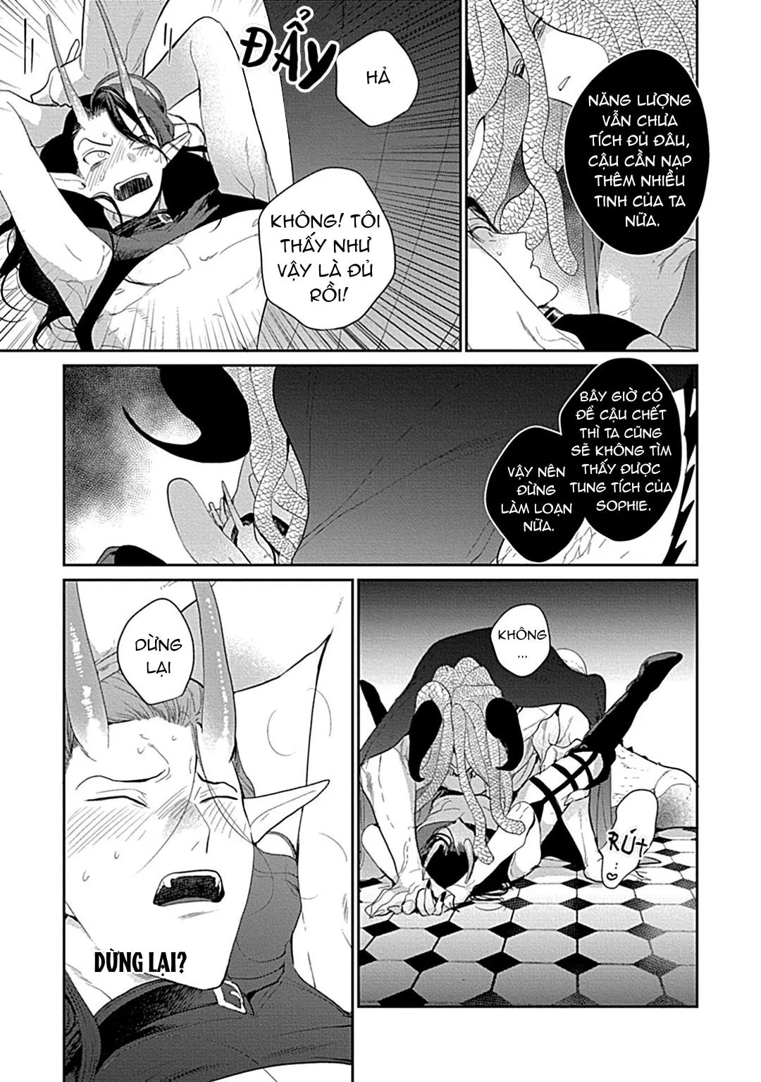 Có lẽ tôi sẽ chết đói nếu không được hắn ôm ấp~ Kế hoạch trao lại vương quyền của một Incubus~ Chapter 2 Trang 27