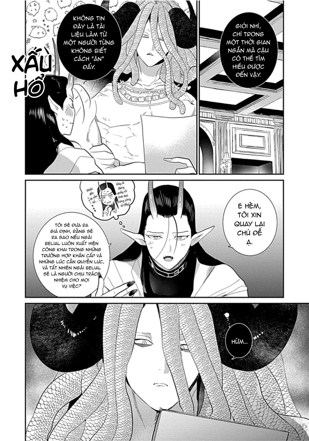 Có lẽ tôi sẽ chết đói nếu không được hắn ôm ấp~ Kế hoạch trao lại vương quyền của một Incubus~ Chapter 3 Trang 10