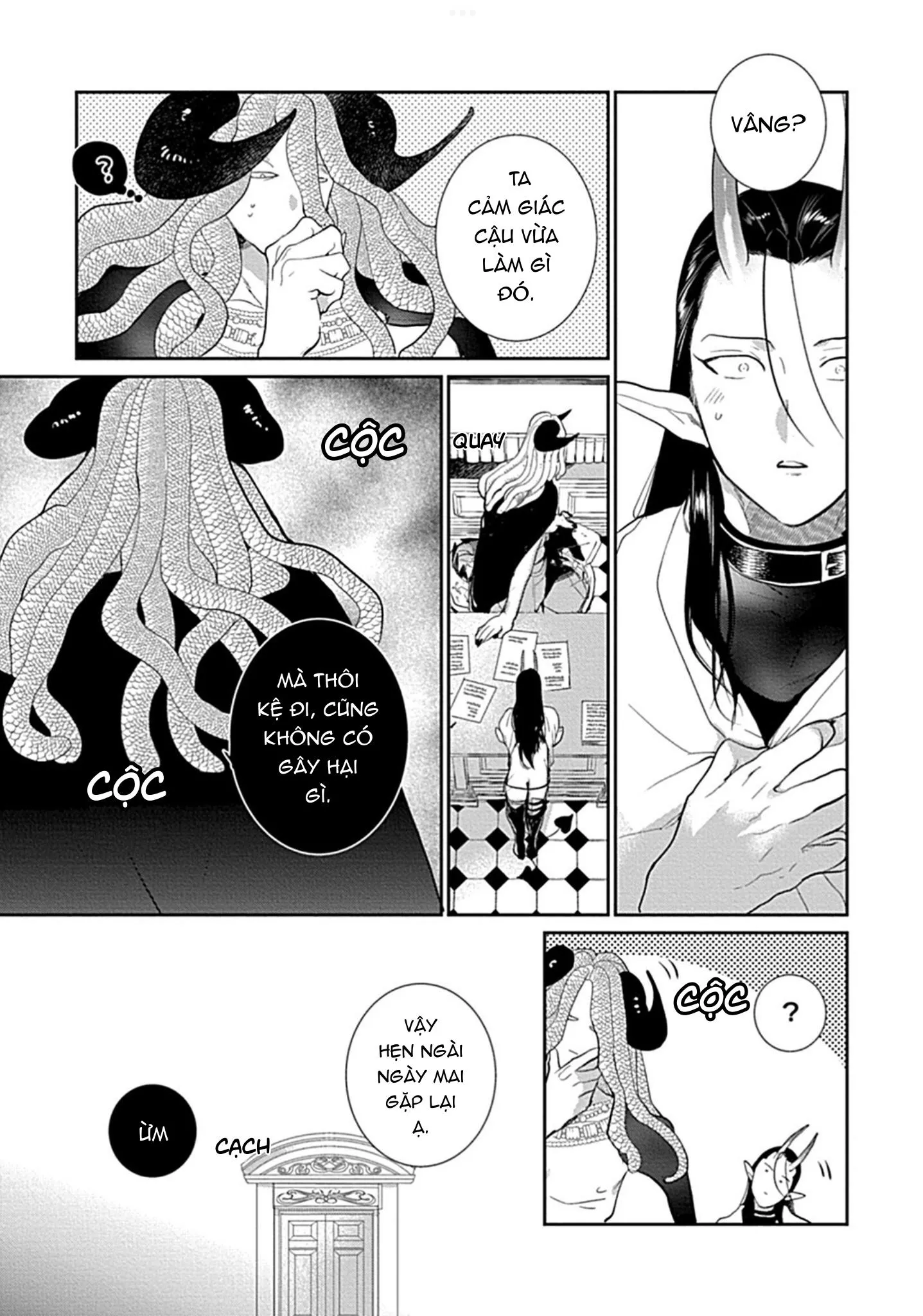 Có lẽ tôi sẽ chết đói nếu không được hắn ôm ấp~ Kế hoạch trao lại vương quyền của một Incubus~ Chapter 3 Trang 15