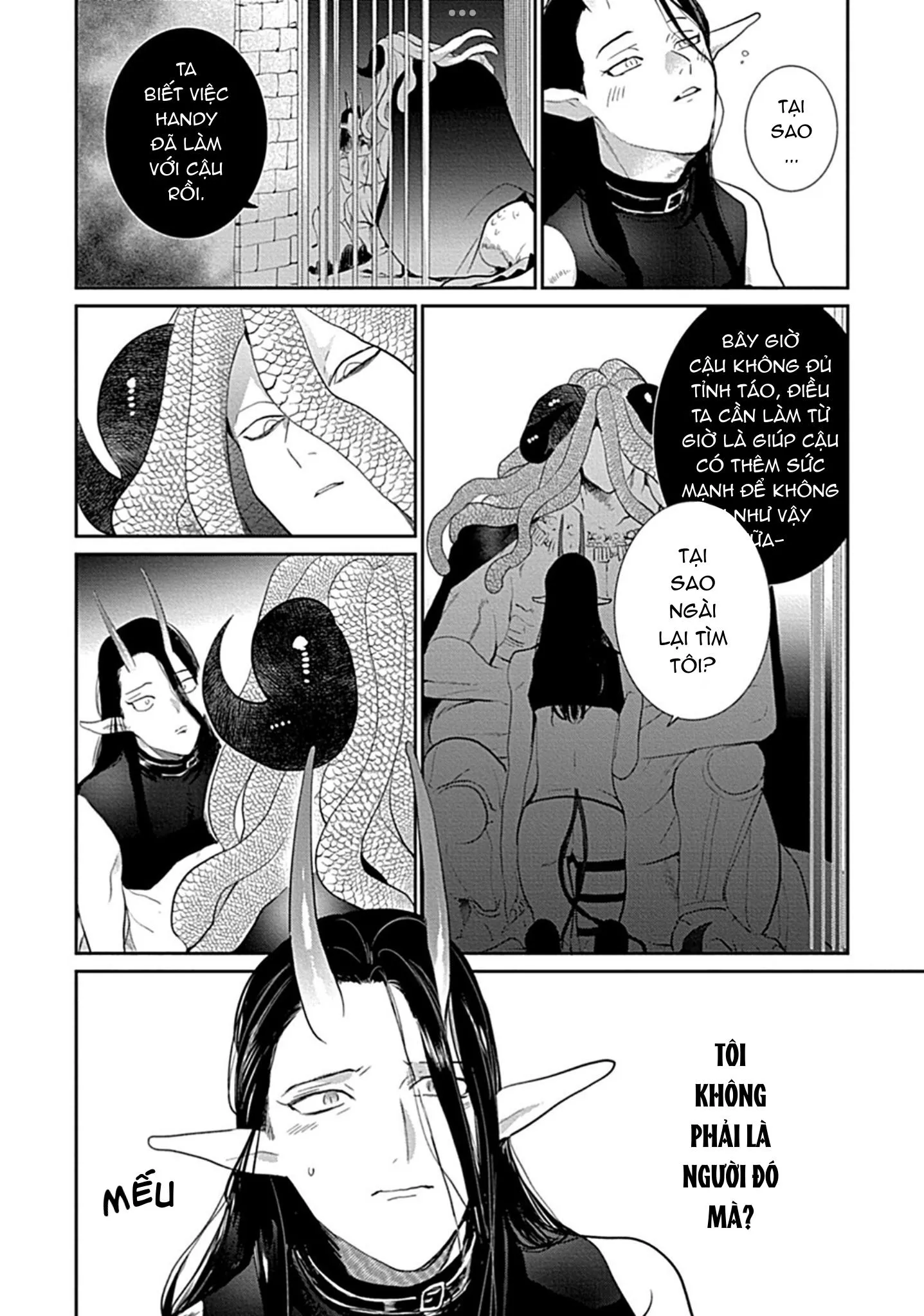 Có lẽ tôi sẽ chết đói nếu không được hắn ôm ấp~ Kế hoạch trao lại vương quyền của một Incubus~ Chapter 3 Trang 30