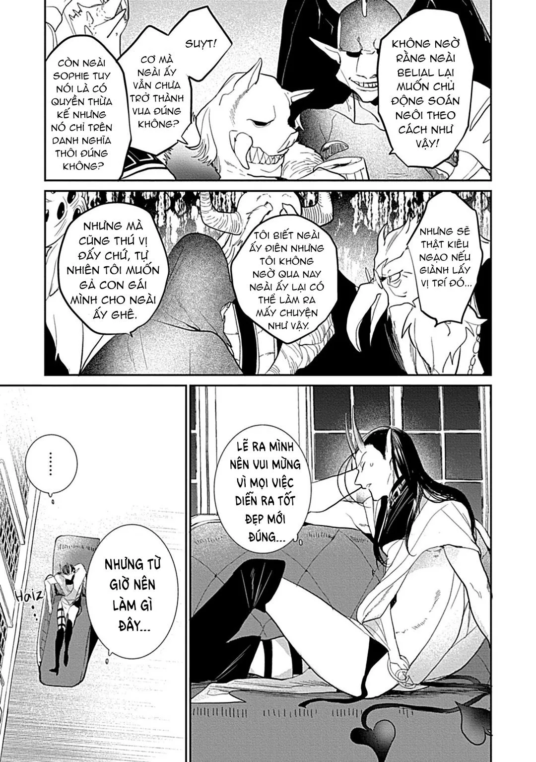 Có lẽ tôi sẽ chết đói nếu không được hắn ôm ấp~ Kế hoạch trao lại vương quyền của một Incubus~ Chapter 5 Trang 13