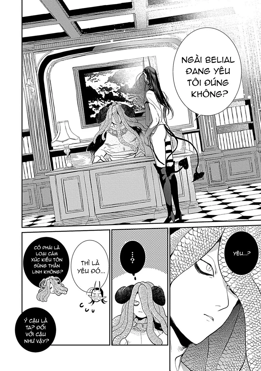 Có lẽ tôi sẽ chết đói nếu không được hắn ôm ấp~ Kế hoạch trao lại vương quyền của một Incubus~ Chapter 5 Trang 32