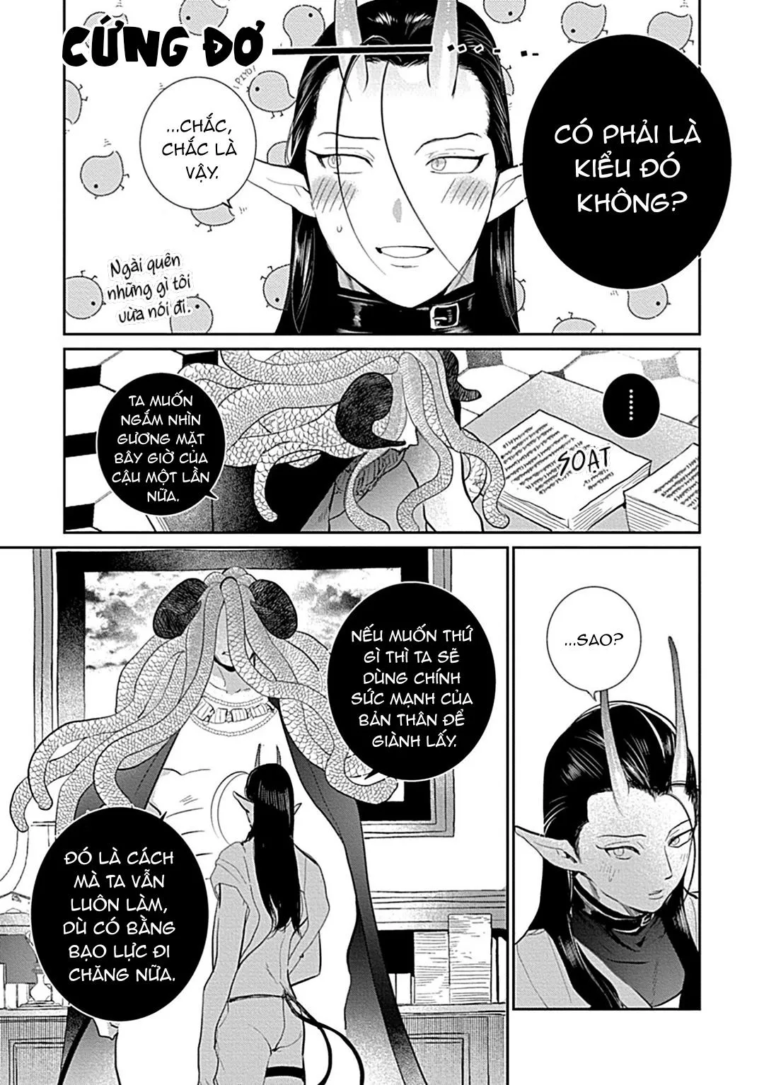 Có lẽ tôi sẽ chết đói nếu không được hắn ôm ấp~ Kế hoạch trao lại vương quyền của một Incubus~ Chapter 5 Trang 33