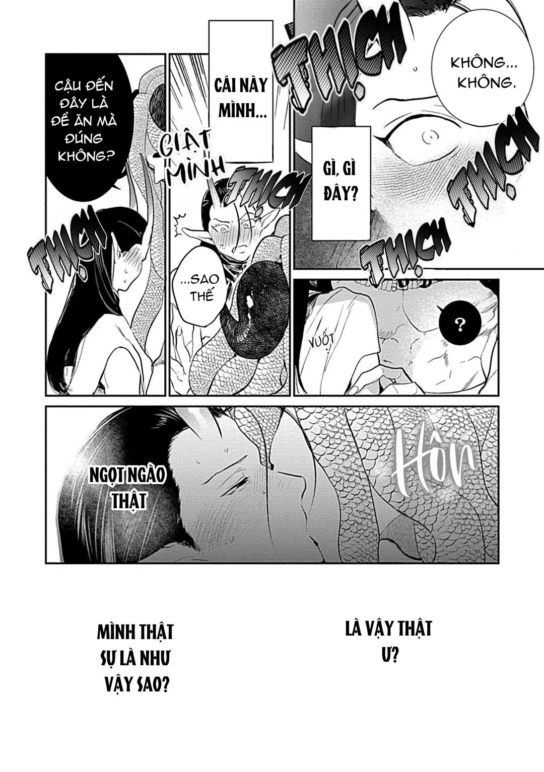 Có lẽ tôi sẽ chết đói nếu không được hắn ôm ấp~ Kế hoạch trao lại vương quyền của một Incubus~ Chapter 5 Trang 38