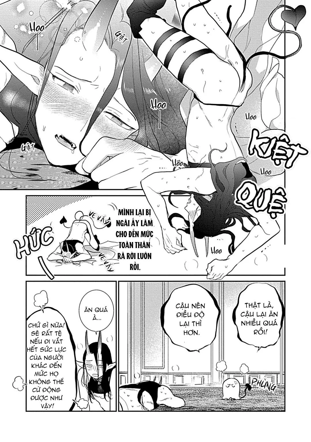 Có lẽ tôi sẽ chết đói nếu không được hắn ôm ấp~ Kế hoạch trao lại vương quyền của một Incubus~ Chapter 5 Trang 39