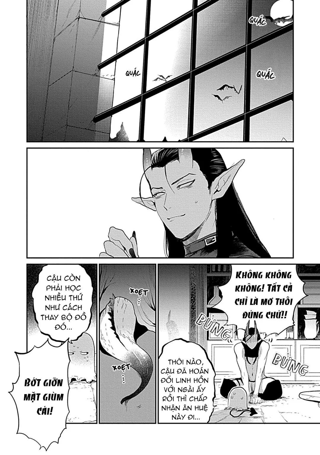 Có lẽ tôi sẽ chết đói nếu không được hắn ôm ấp~ Kế hoạch trao lại vương quyền của một Incubus~ Chapter 1 Trang 24