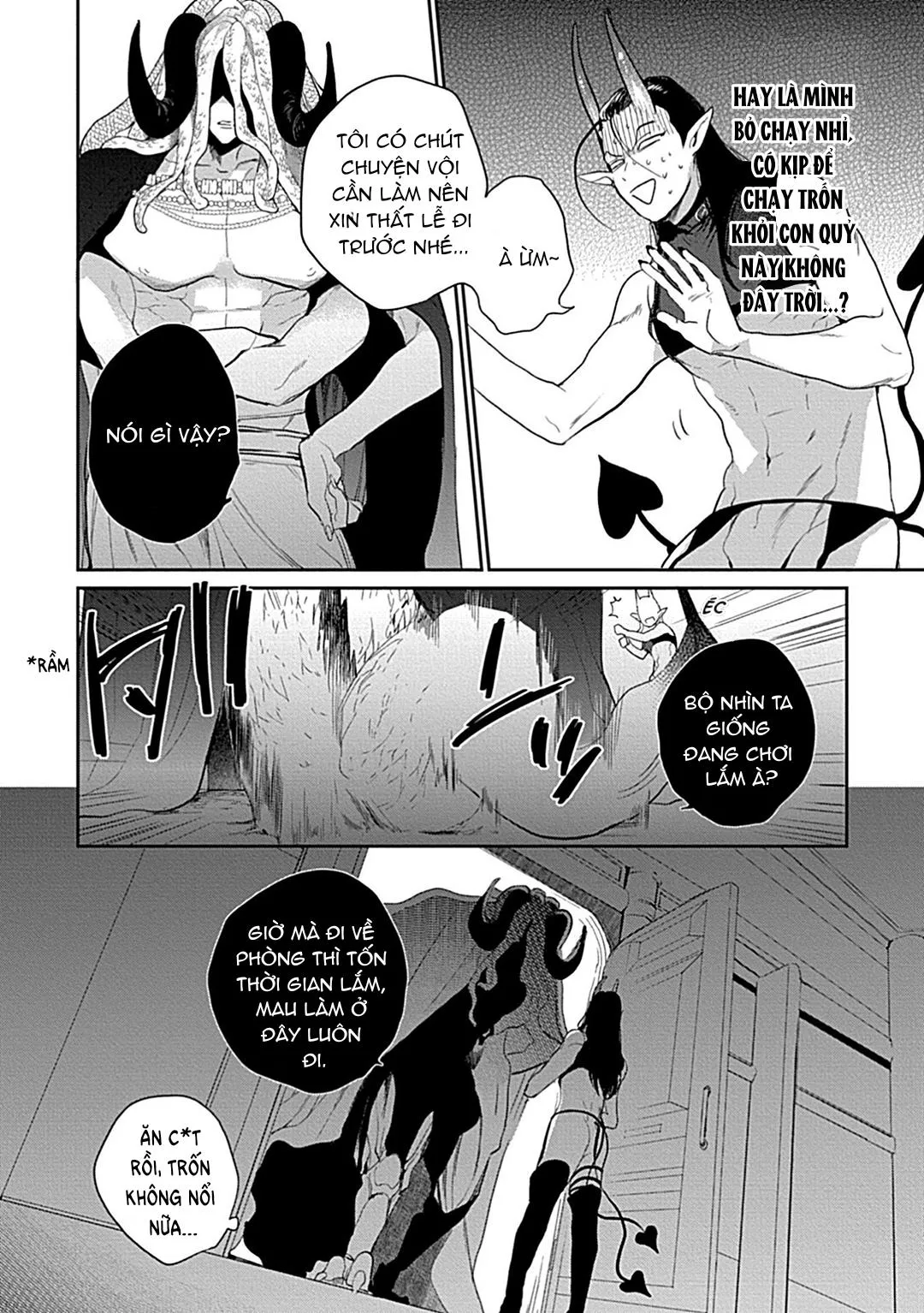 Có lẽ tôi sẽ chết đói nếu không được hắn ôm ấp~ Kế hoạch trao lại vương quyền của một Incubus~ Chapter 1 Trang 28