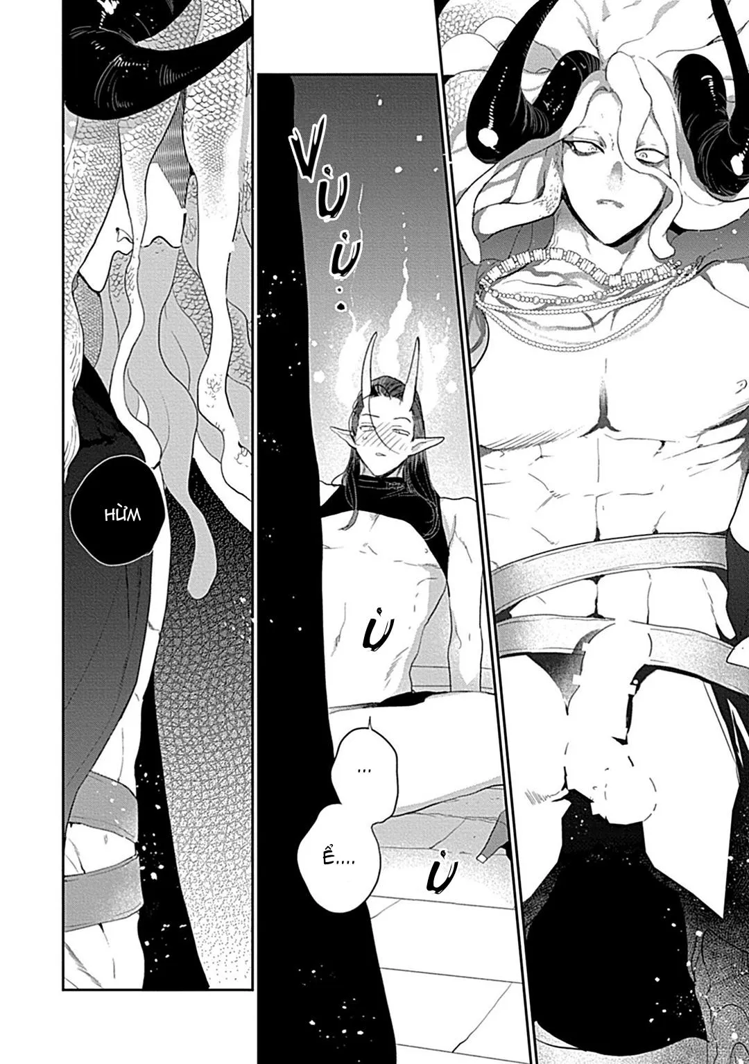 Có lẽ tôi sẽ chết đói nếu không được hắn ôm ấp~ Kế hoạch trao lại vương quyền của một Incubus~ Chapter 1 Trang 36