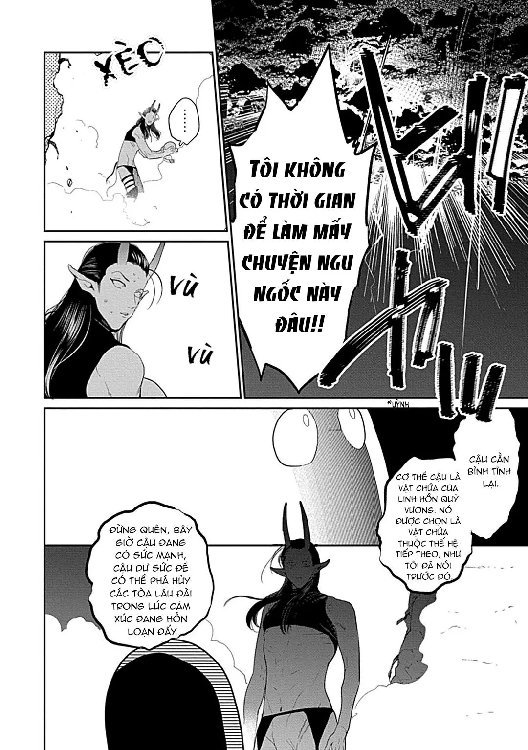 Có lẽ tôi sẽ chết đói nếu không được hắn ôm ấp~ Kế hoạch trao lại vương quyền của một Incubus~ Chapter 1 Trang 40