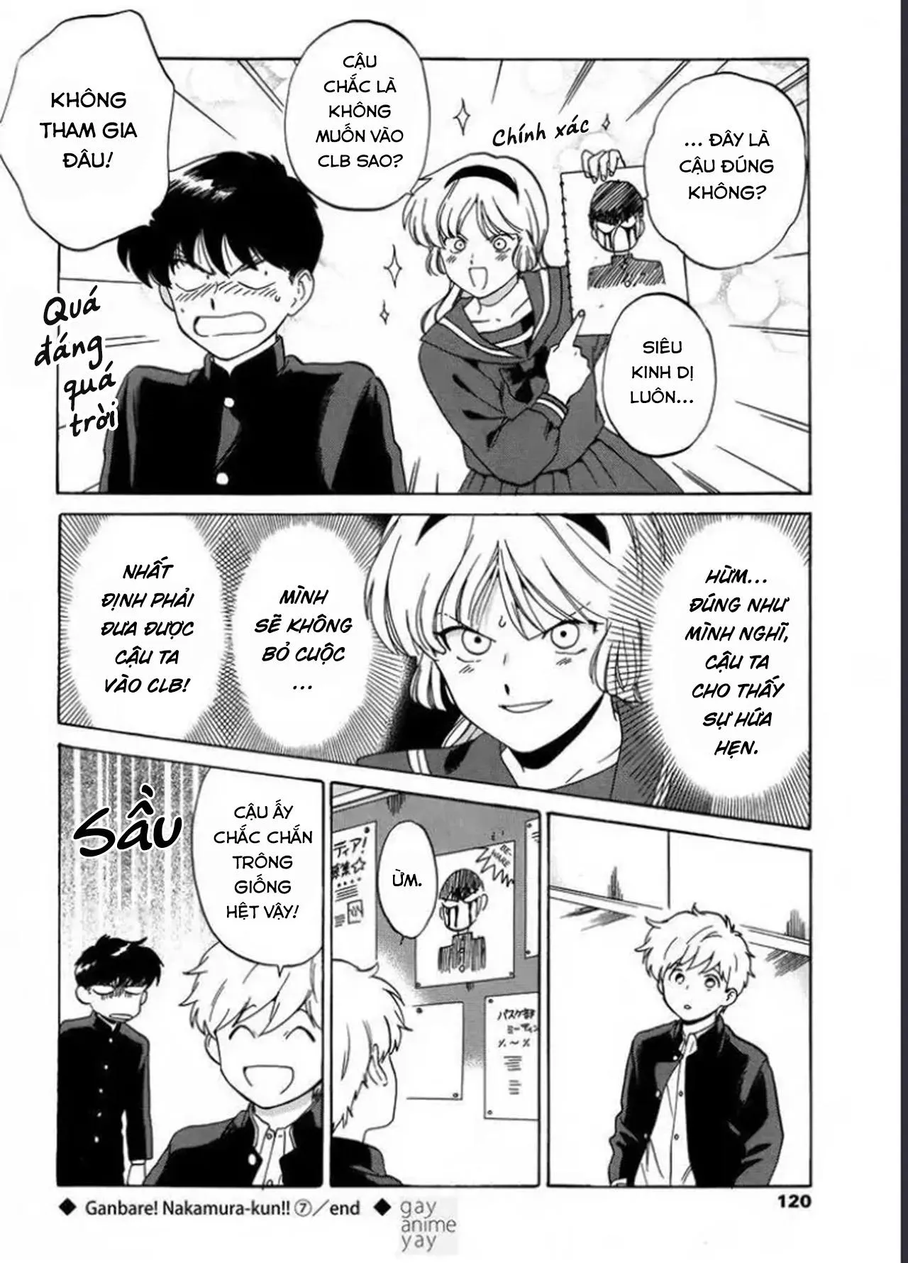 [END] Cố lên nào, Nakamura!! Chapter 7 Trang 19