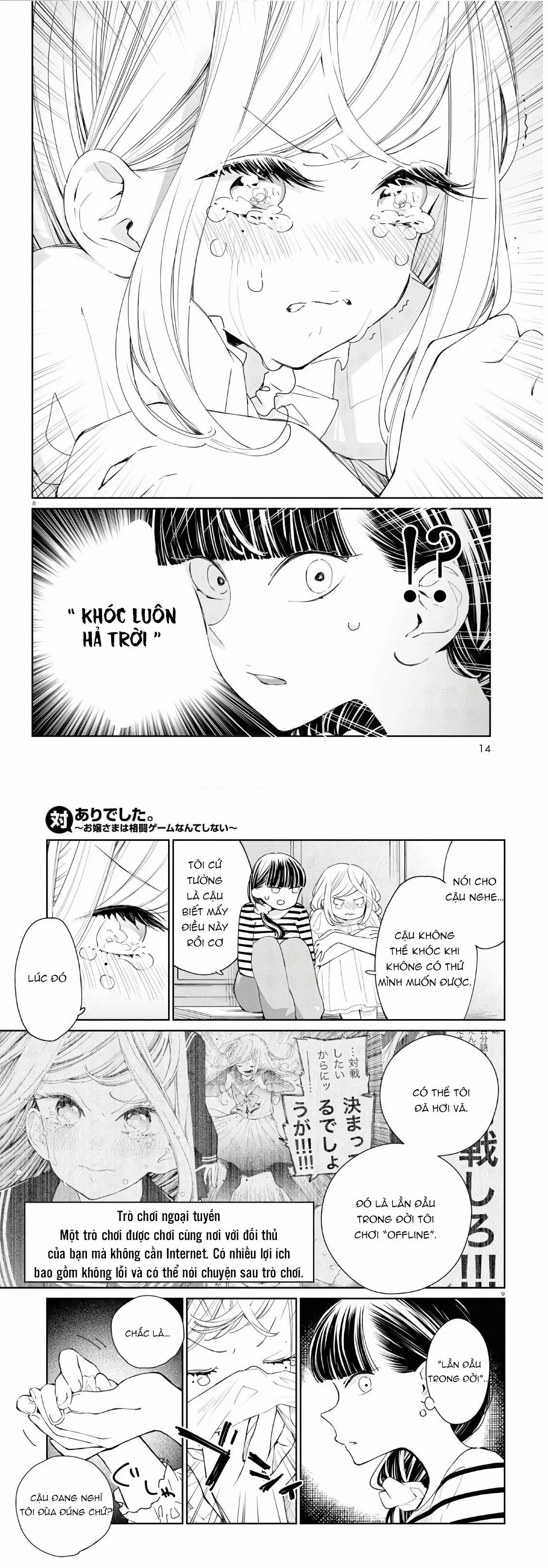 CON GÁI THÌ ĐỪNG CÓ CHƠI GAME ĐỐI KHÁNG! Chapter 5 Trang 7