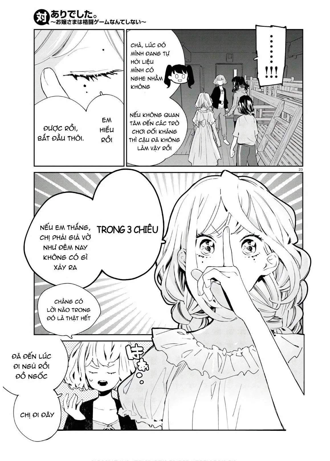 CON GÁI THÌ ĐỪNG CÓ CHƠI GAME ĐỐI KHÁNG! Chapter 6 Trang 22