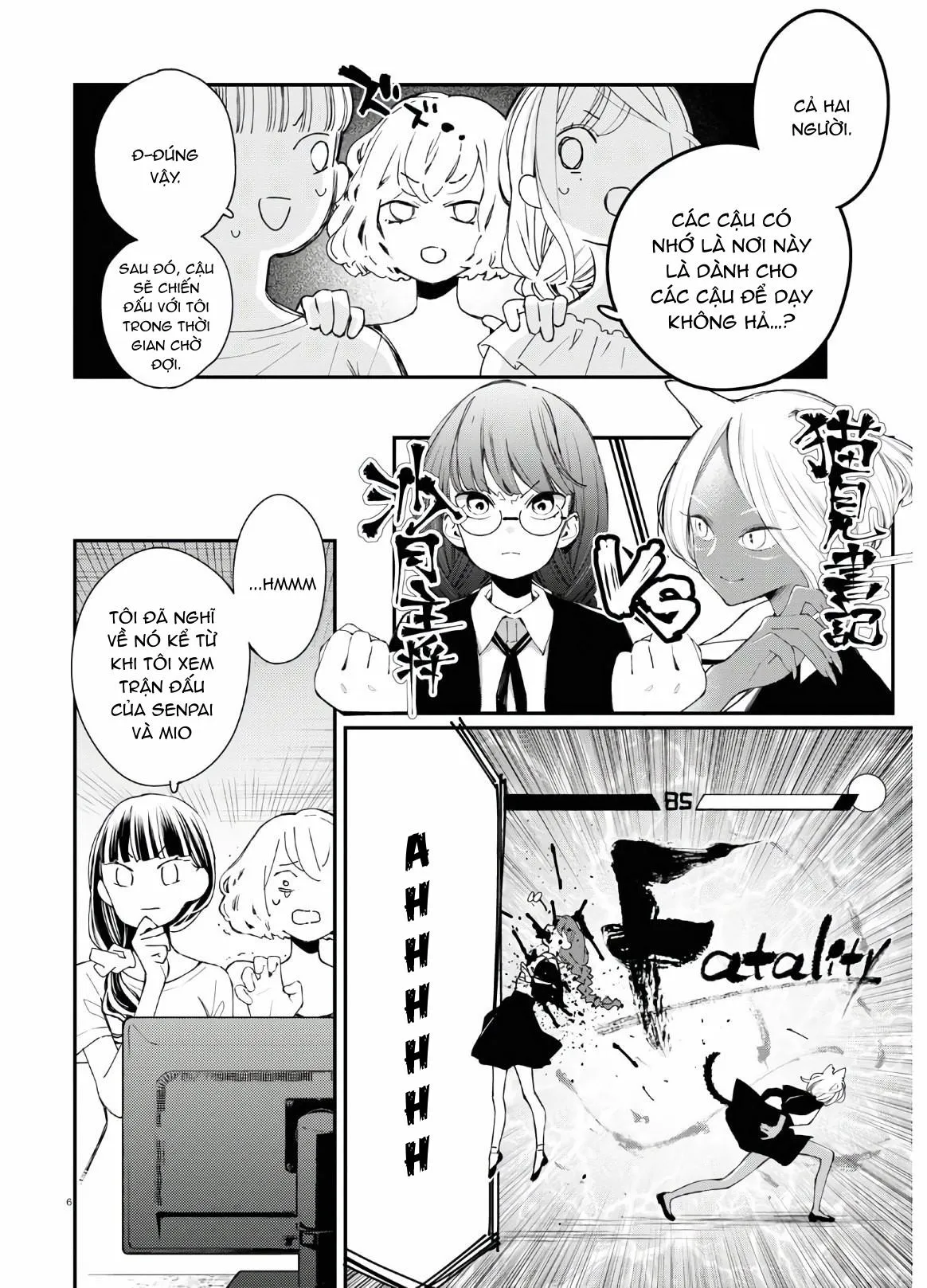 CON GÁI THÌ ĐỪNG CÓ CHƠI GAME ĐỐI KHÁNG! Chapter 7 Trang 6