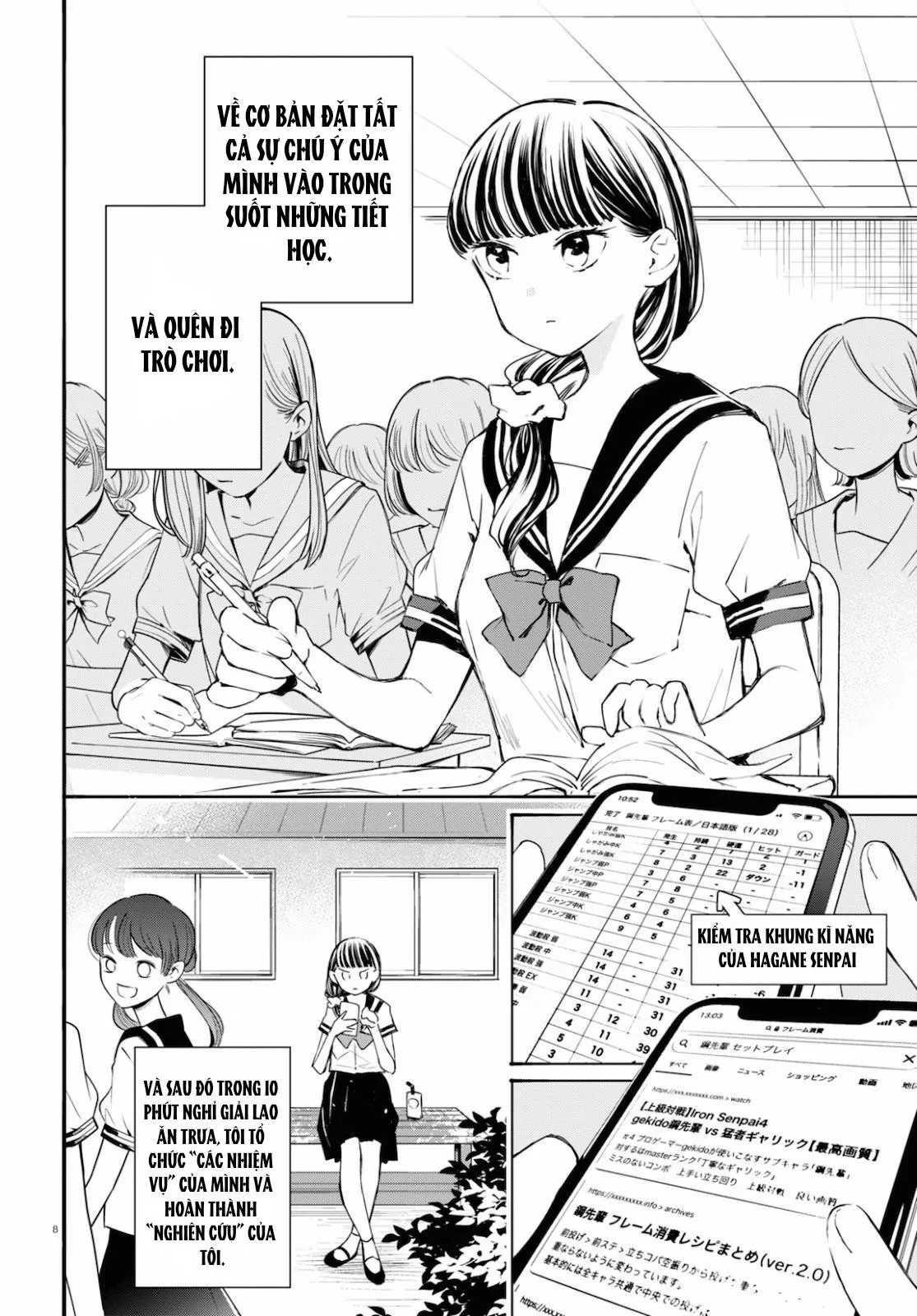 CON GÁI THÌ ĐỪNG CÓ CHƠI GAME ĐỐI KHÁNG! Chapter 8 Trang 9