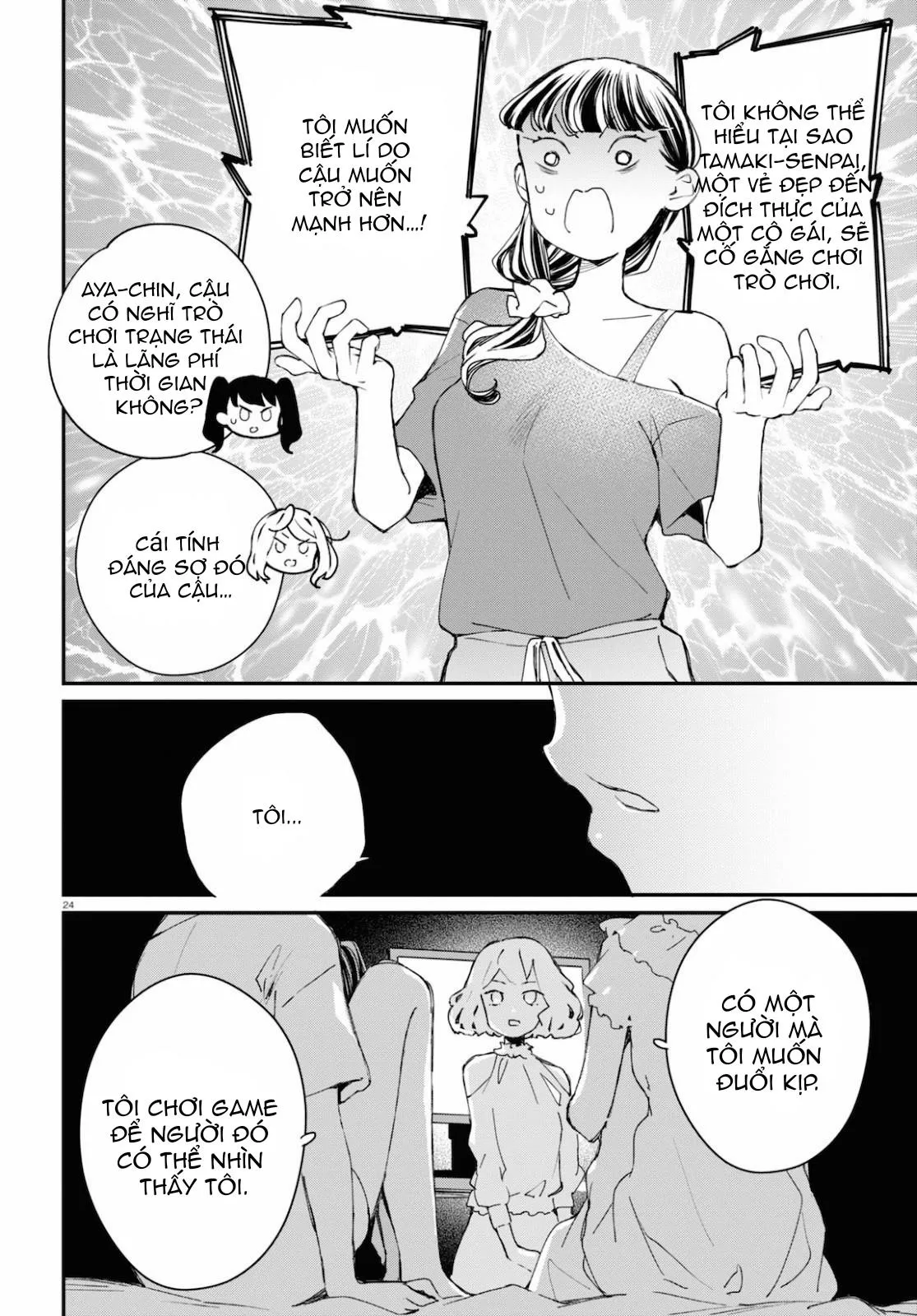 CON GÁI THÌ ĐỪNG CÓ CHƠI GAME ĐỐI KHÁNG! Chapter 8 Trang 25