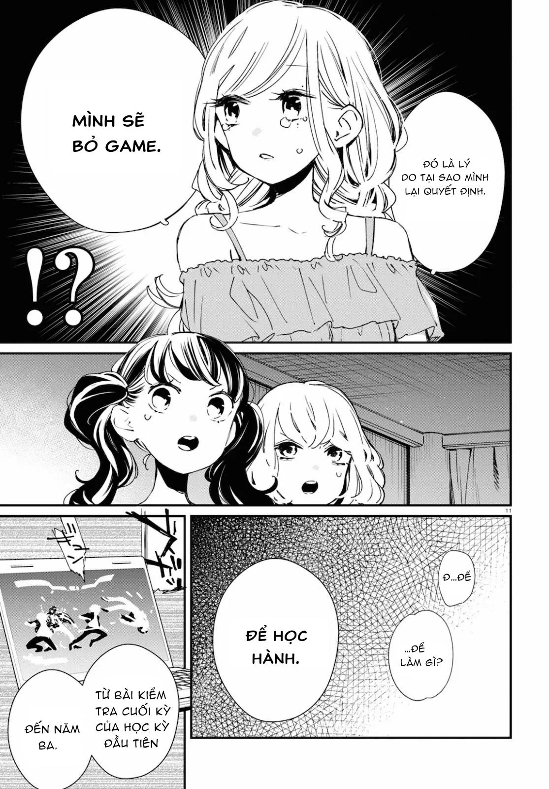 CON GÁI THÌ ĐỪNG CÓ CHƠI GAME ĐỐI KHÁNG! Chapter 9 Trang 12