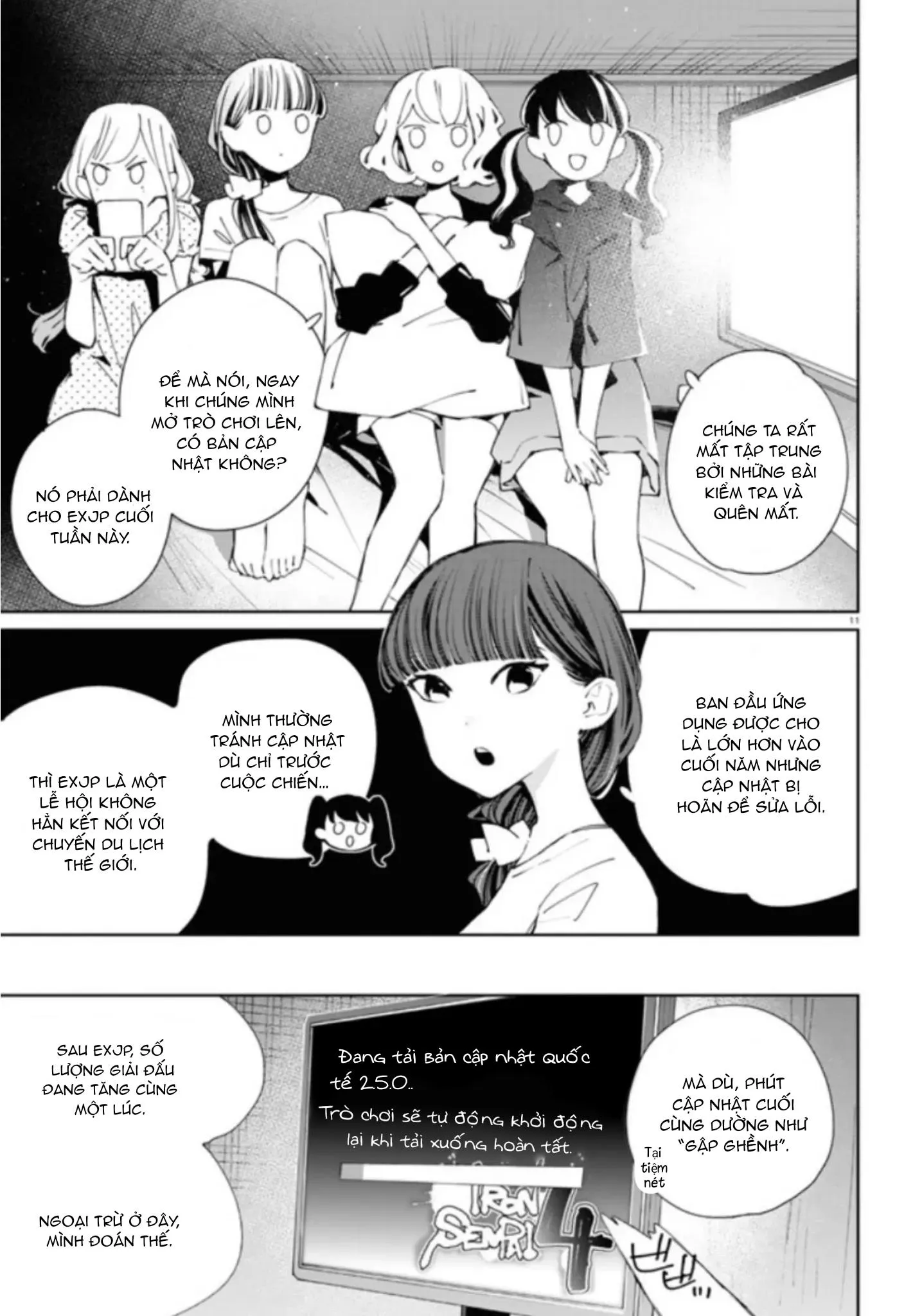 CON GÁI THÌ ĐỪNG CÓ CHƠI GAME ĐỐI KHÁNG! Chapter 11 Trang 12