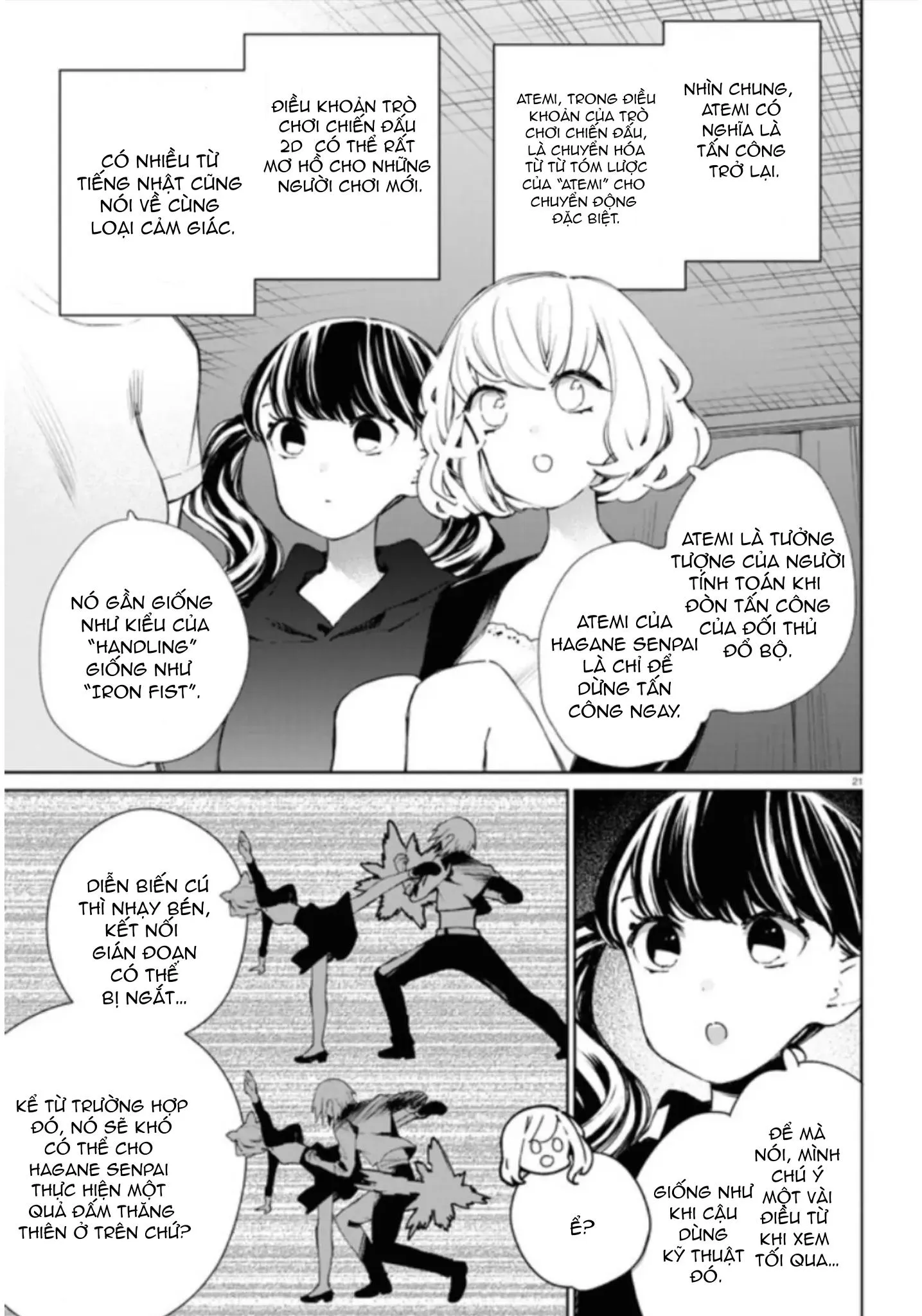 CON GÁI THÌ ĐỪNG CÓ CHƠI GAME ĐỐI KHÁNG! Chapter 11 Trang 21