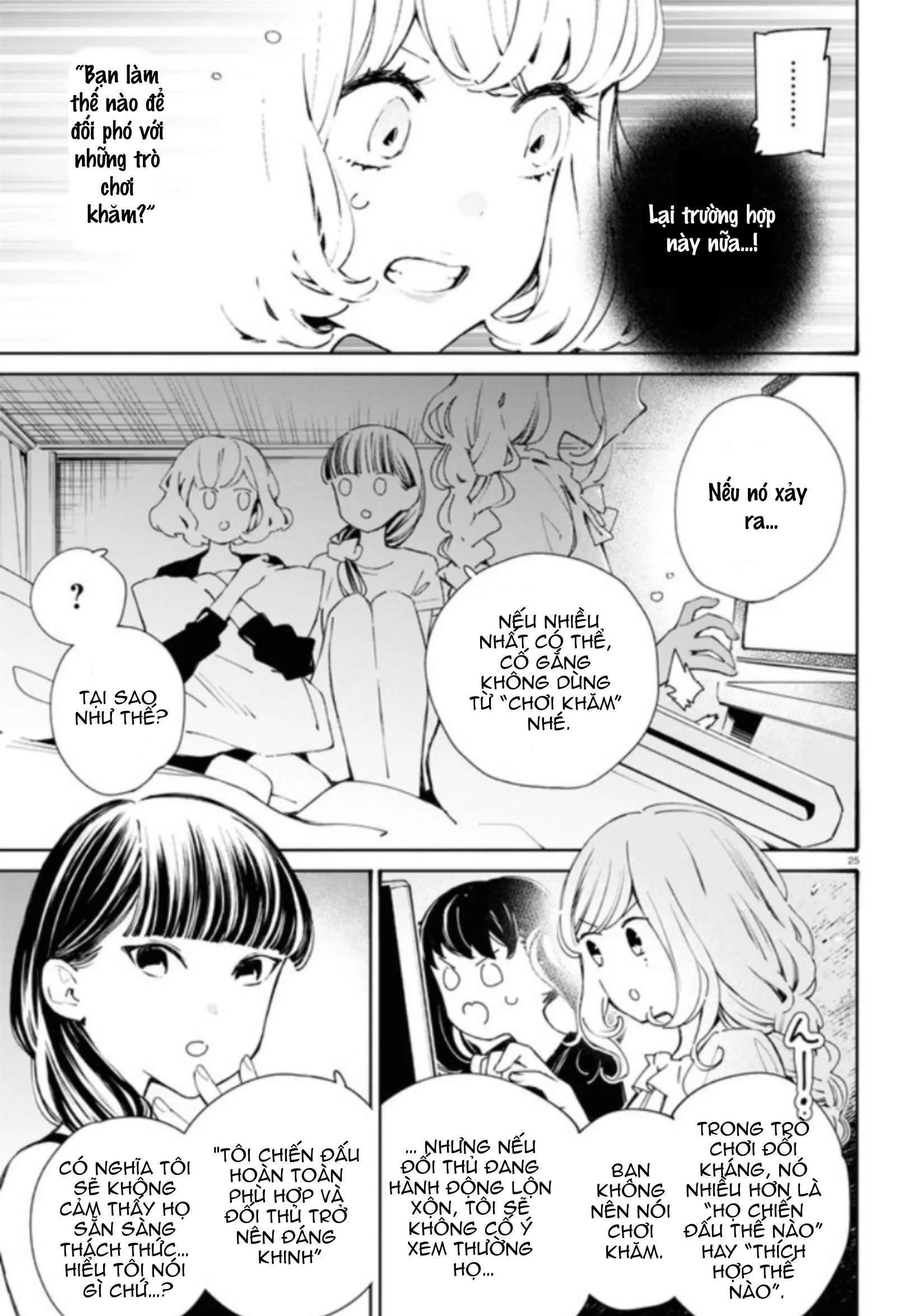 CON GÁI THÌ ĐỪNG CÓ CHƠI GAME ĐỐI KHÁNG! Chapter 12 Trang 25