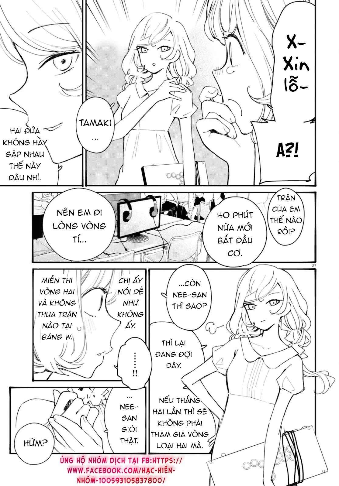 CON GÁI THÌ ĐỪNG CÓ CHƠI GAME ĐỐI KHÁNG! Chapter 17 Trang 24