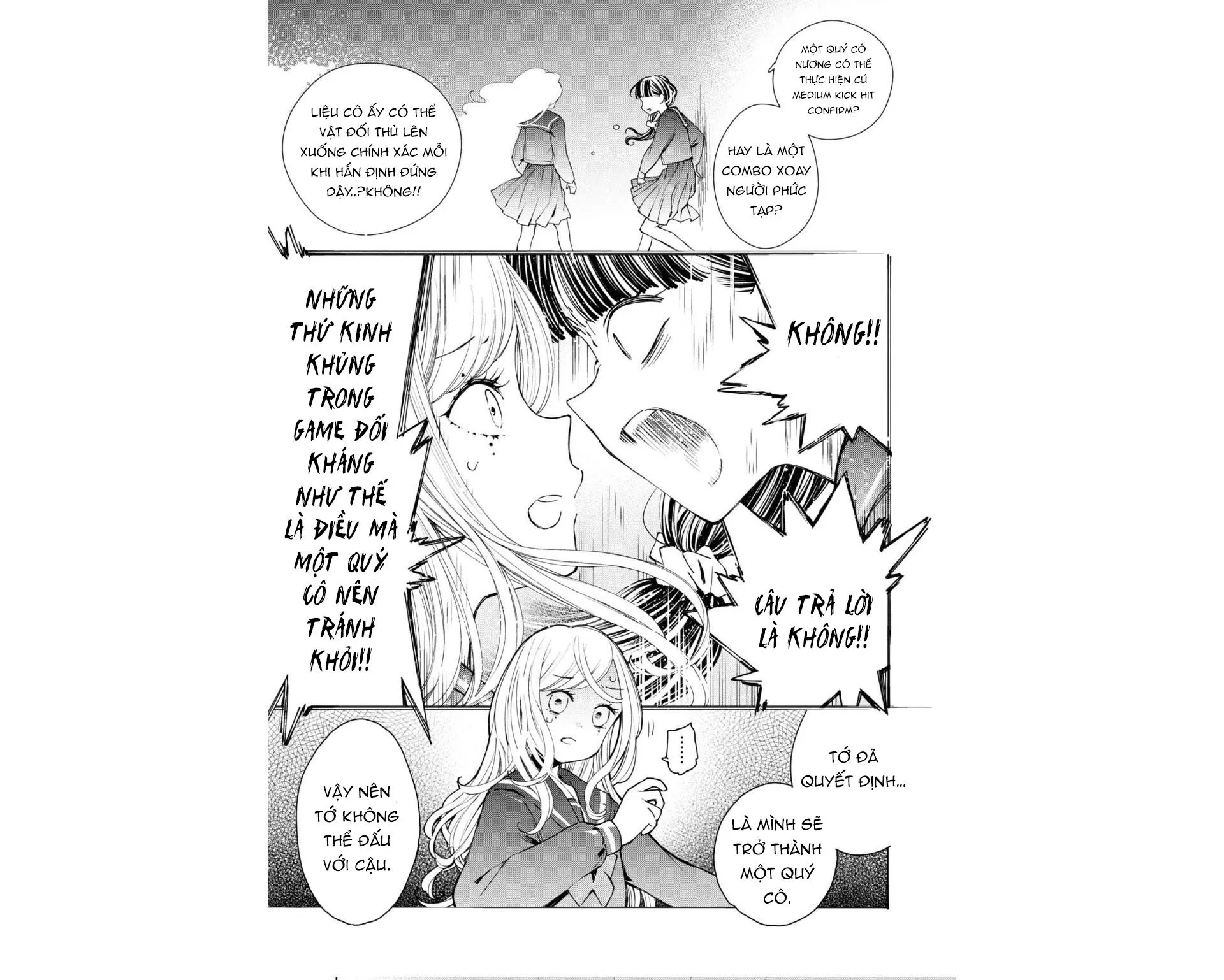 CON GÁI THÌ ĐỪNG CÓ CHƠI GAME ĐỐI KHÁNG! Chapter 1 Trang 57