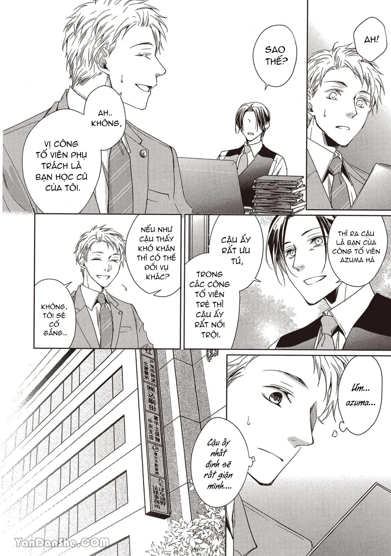 Công tố viên Azuma muốn được ôm thật chặt Chapter 3 Trang 8
