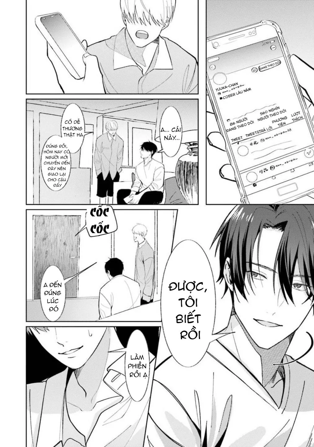 Giả gái mà bị sếp phát hiện là tôi chết chắc Chapter 5 Trang 6